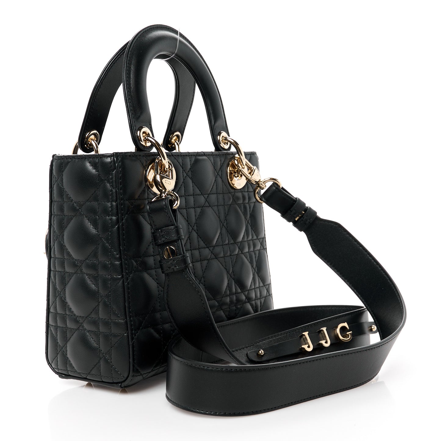 Lambskin Cannage Small My ABCDior Lady Dior Black