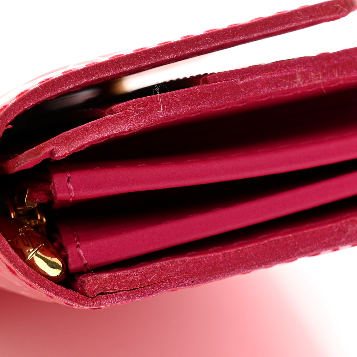 Louis Vuitton Vernis Sarah Wallet Framboise 8 of 10