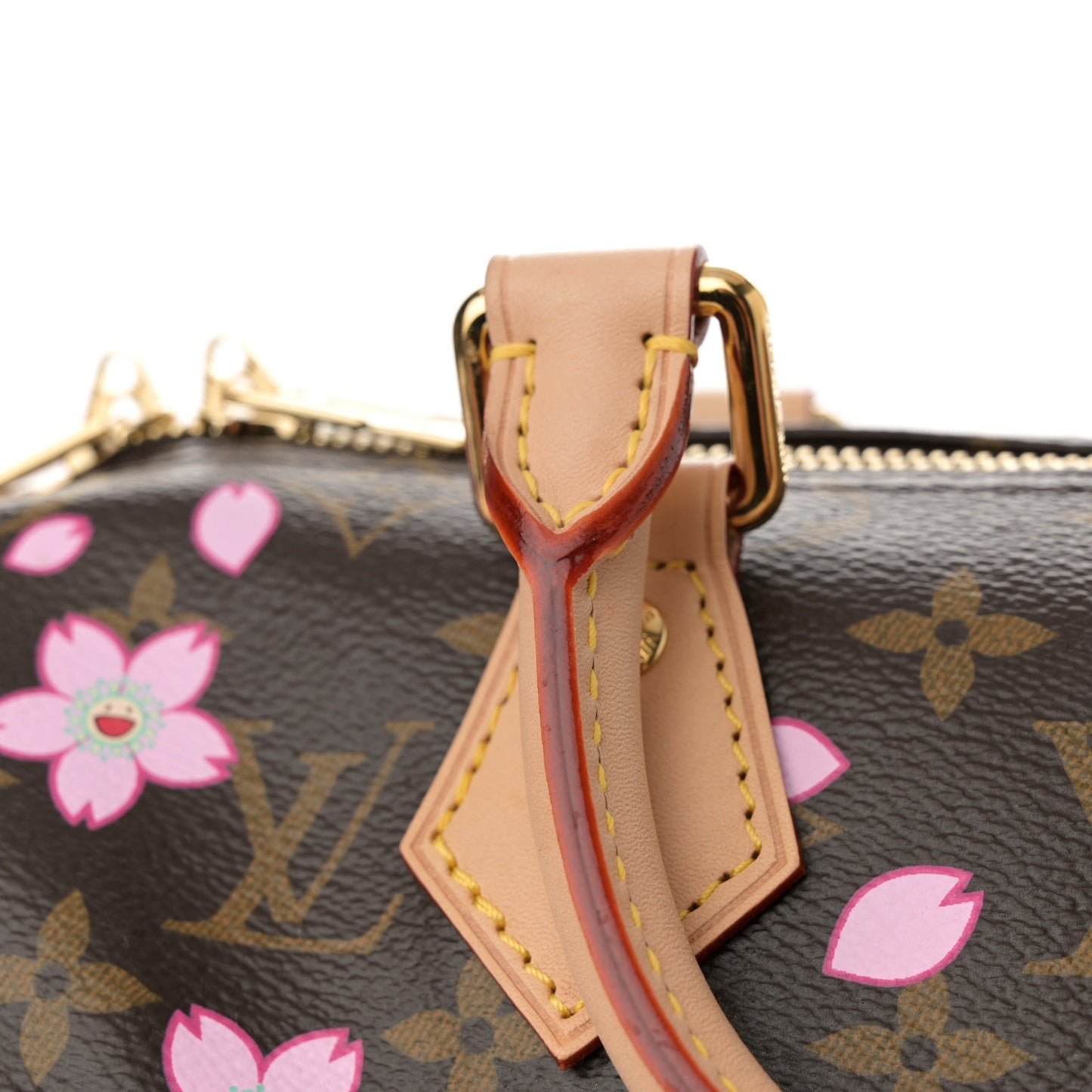 LV X TM Monogram Cherry Blossom Speedy Bandouliere 25 Sakura Brown
