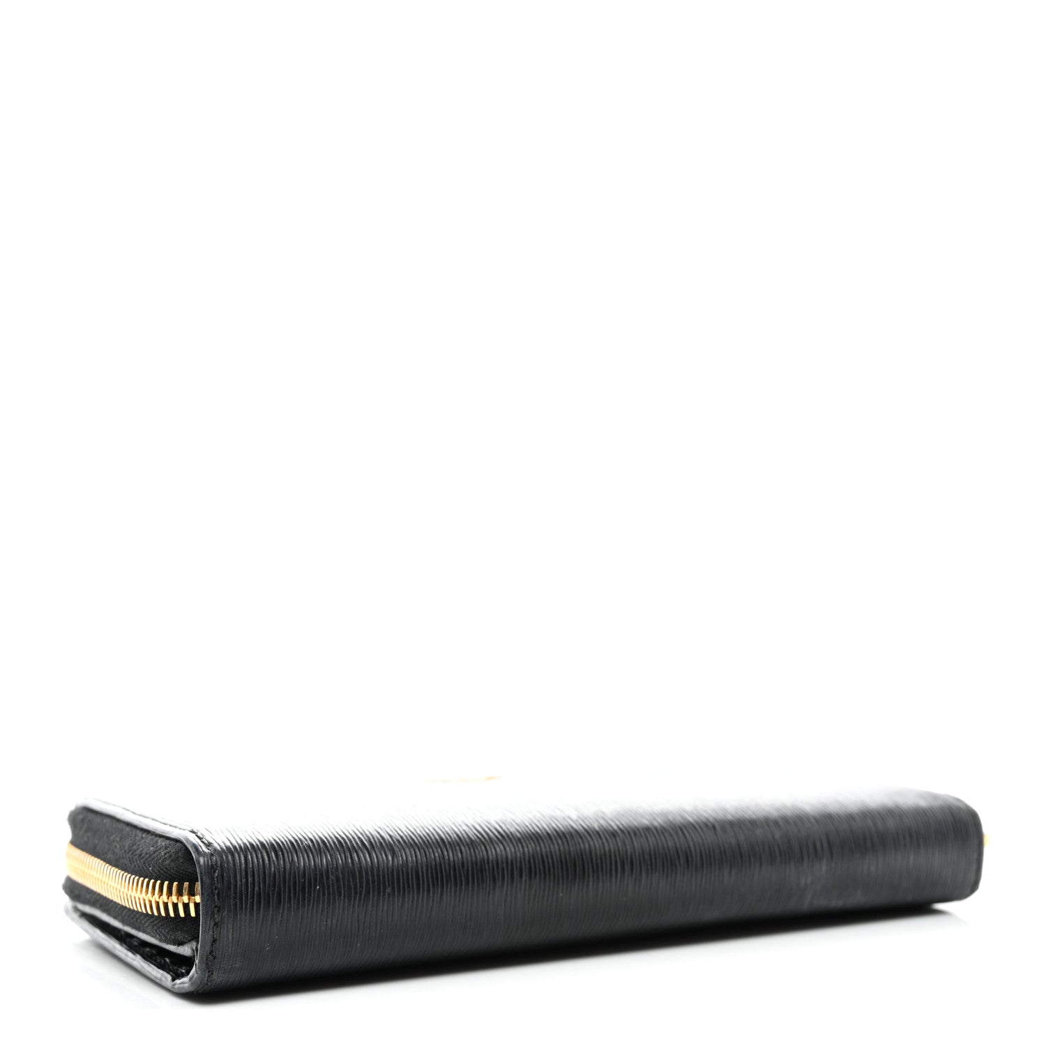 Prada Vitello Move Zip Around Wallet Black 4 of 10