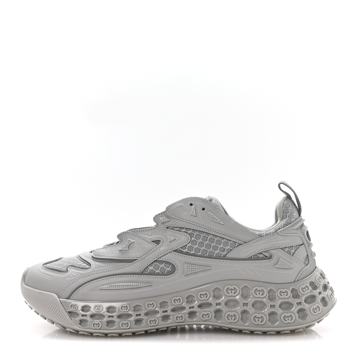 Gucci Demetra Mesh Cub3d Mens Sneakers 10 Grey 1854963 – FASHIONPHILE