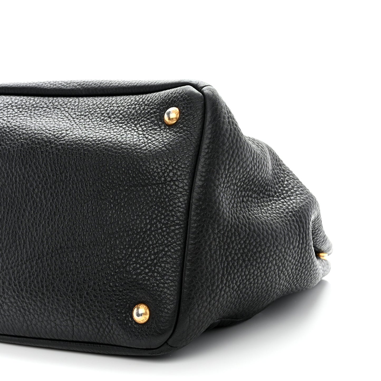 Vitello Daino Tote Black