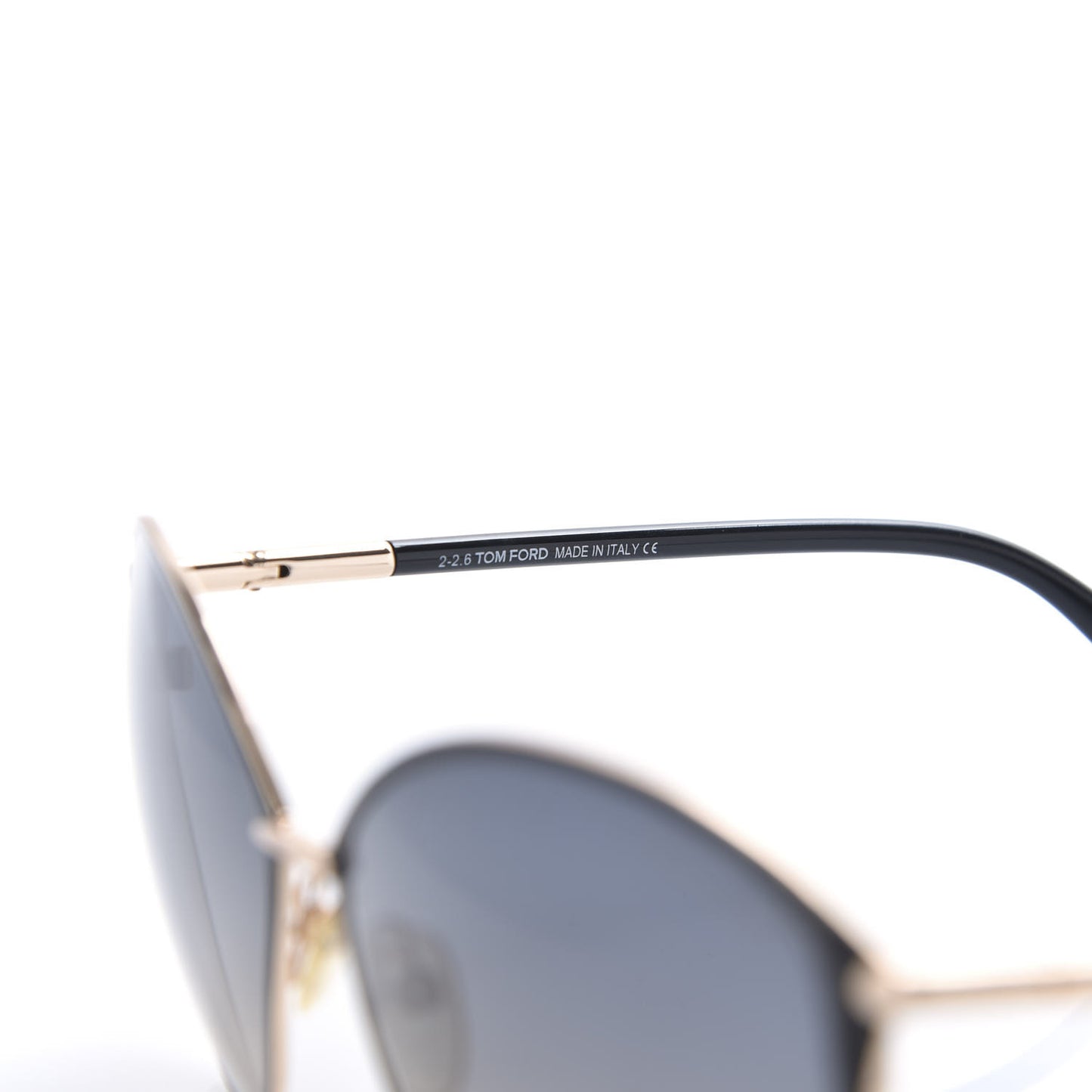 Acetate Penelope Vintage Round Sunglasses TF320 Black