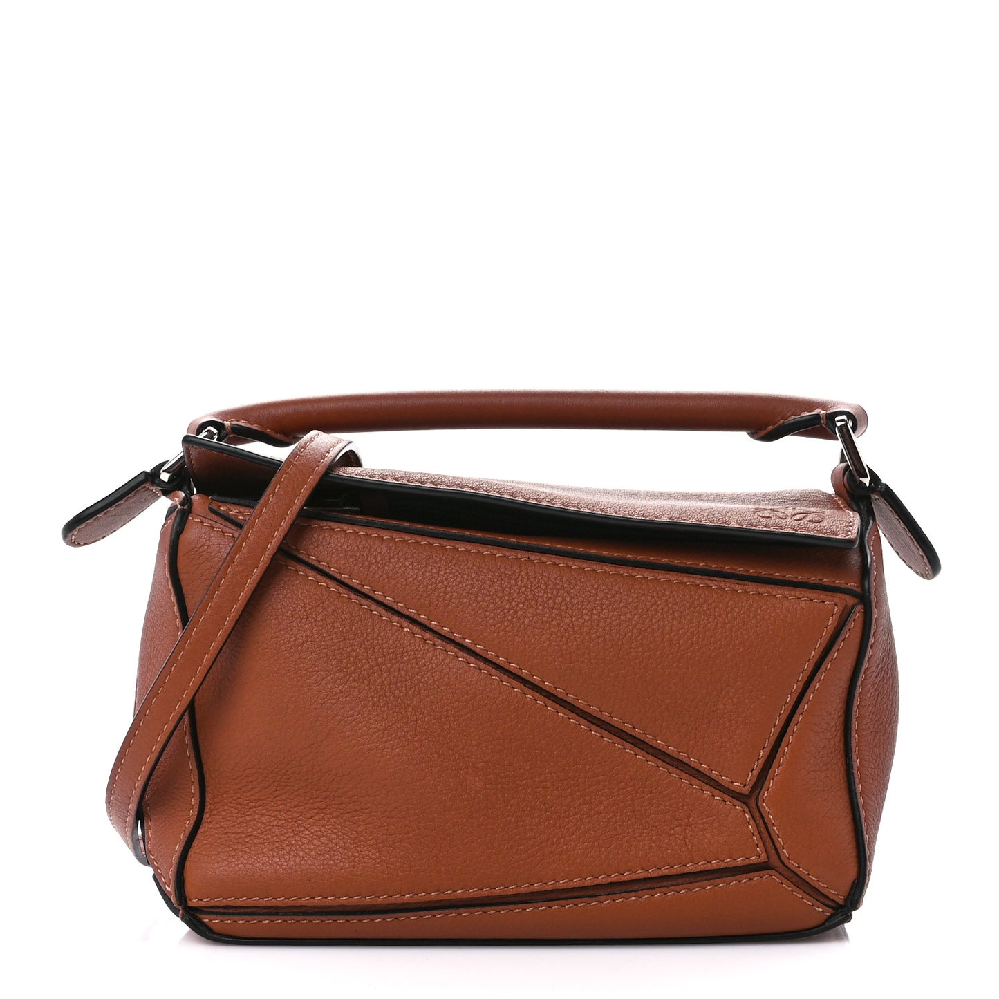 Calfskin Mini Puzzle Bag Tan