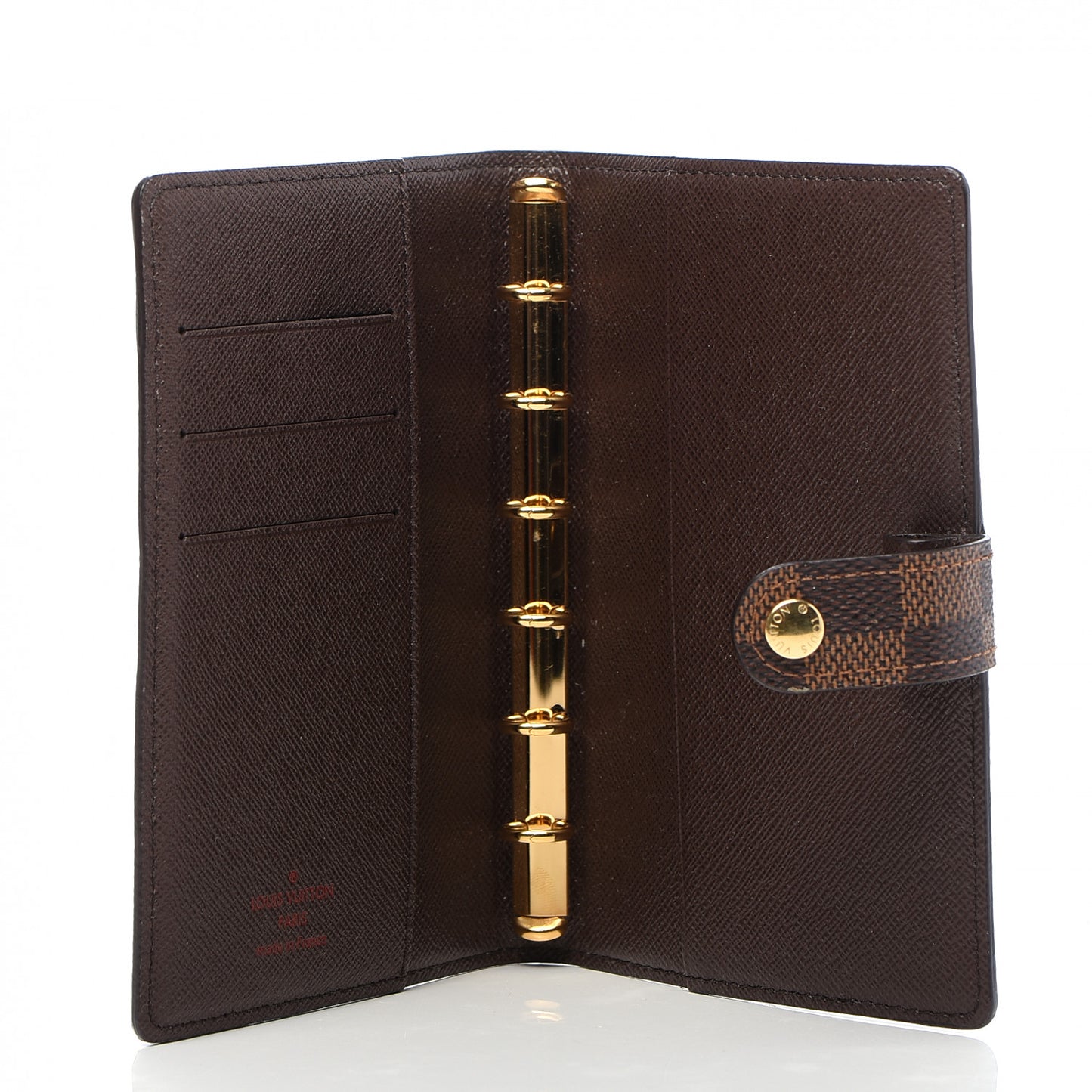 Damier Ebene Small Ring Agenda Cover