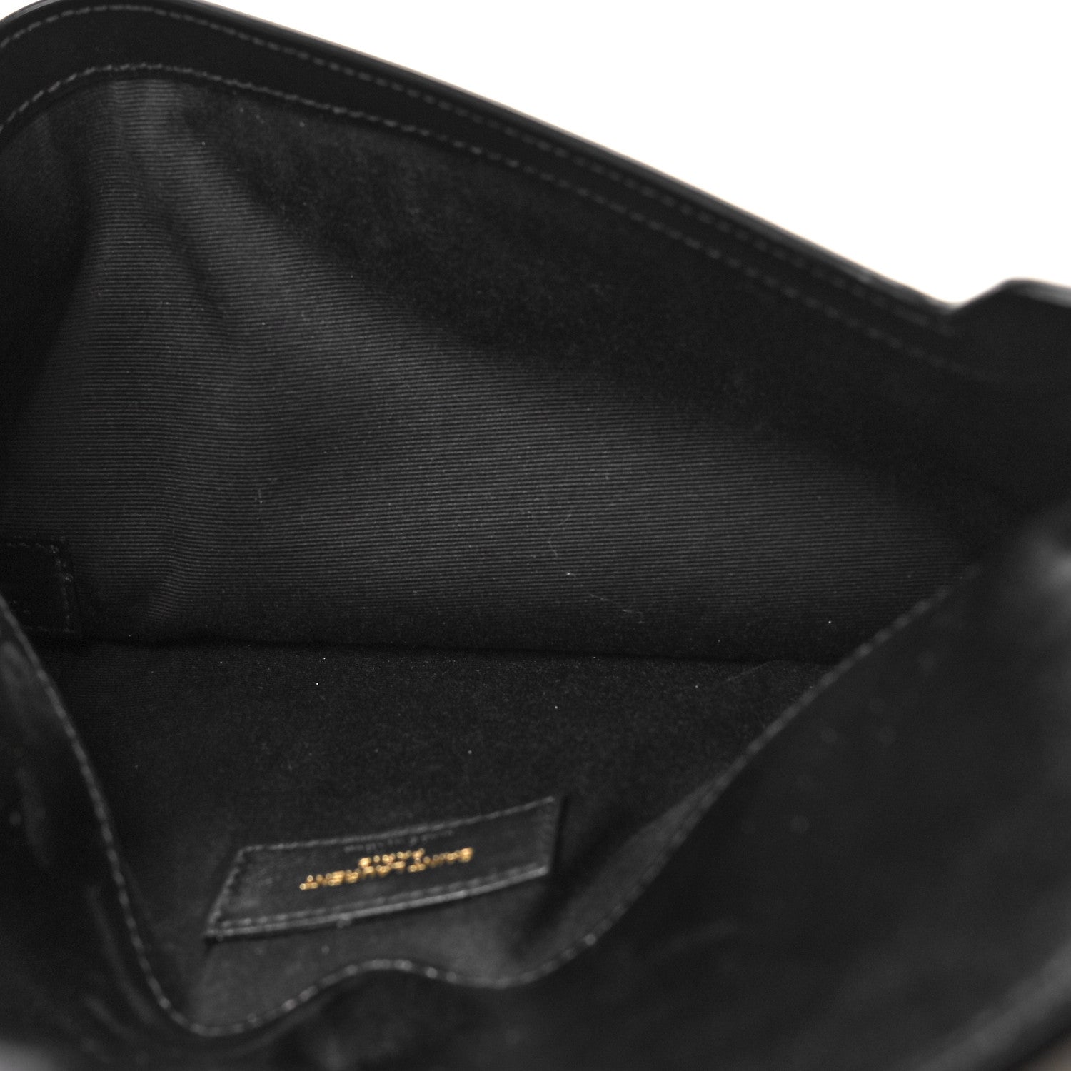 Saint Laurent Grain De Poudre Uptown Pouch Black 5 of 12