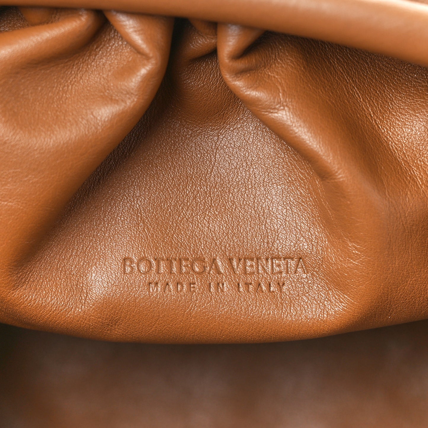Smooth Butter Calf The Pouch Oversized Clutch Teak