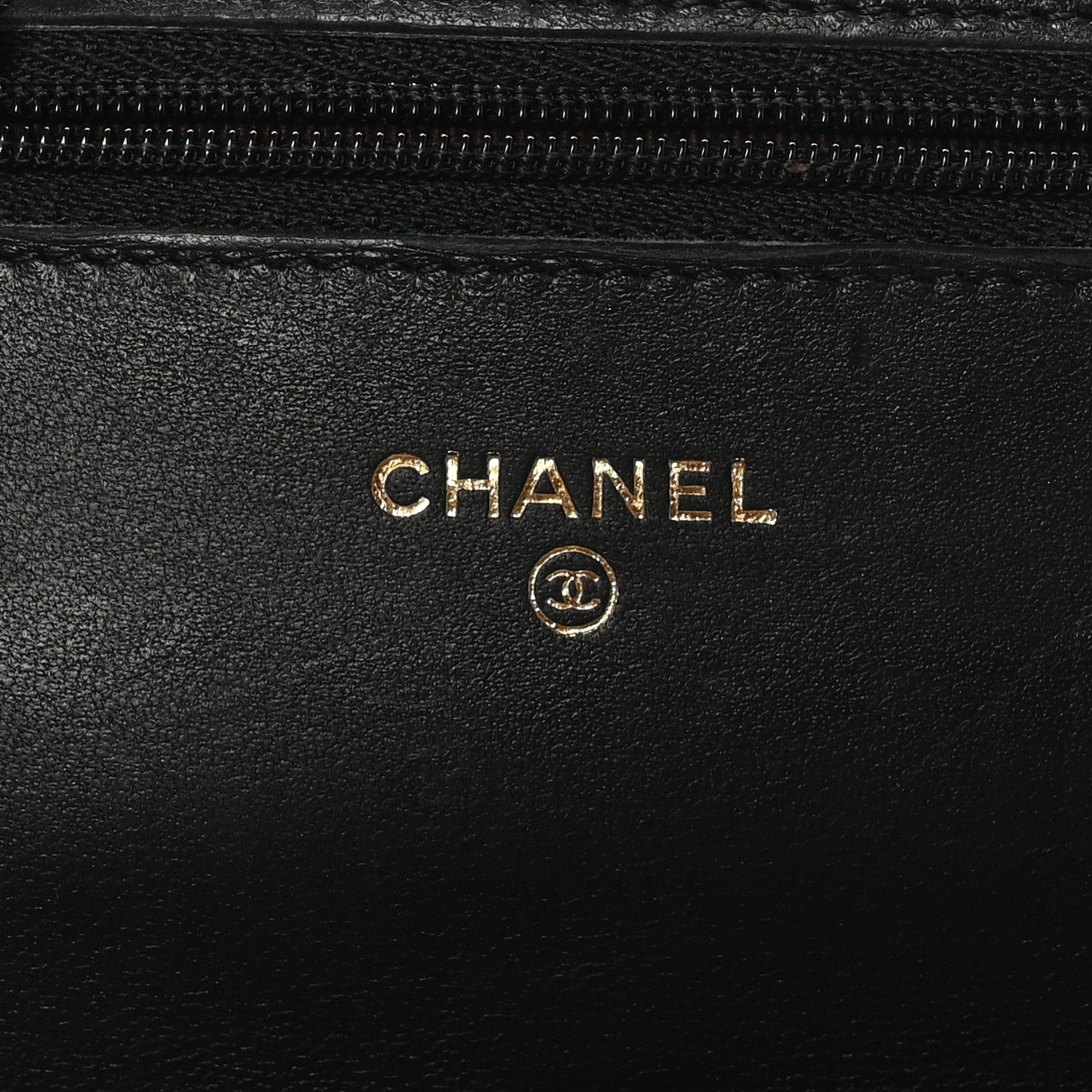 Chanel Lambskin Quilted Wallet On Chain WOC Black 6 of 11