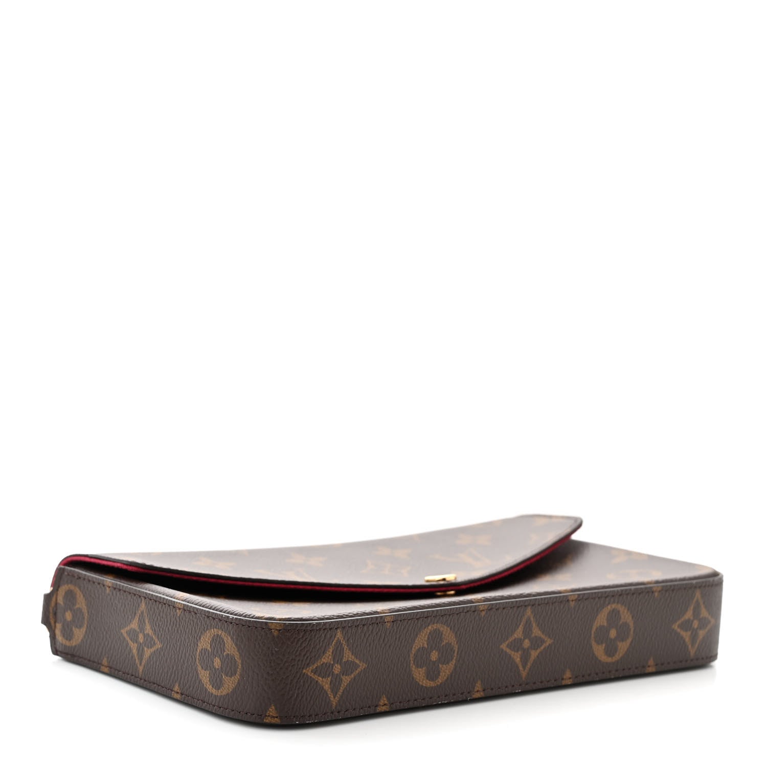Louis Vuitton Monogram Pochette Felicie Chain Wallet Fuchsia 5 of 11