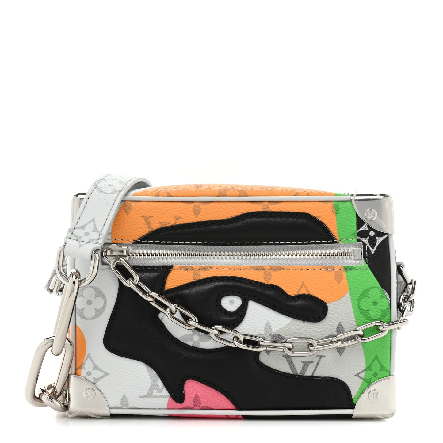 Monogram Patchwork Mini Soft Trunk Multicolor