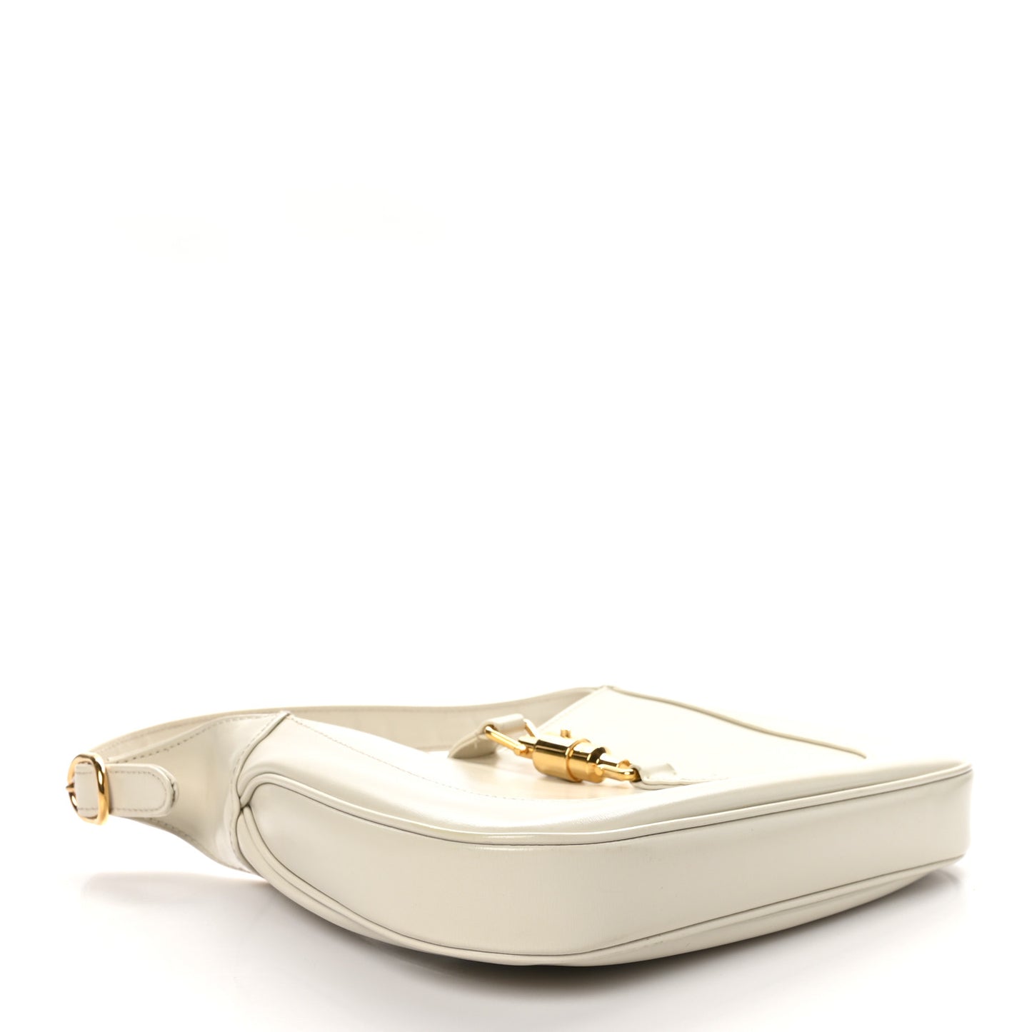 Boarded Dyana Lux Calfskin Small Jackie 1961 Hobo Mystic White