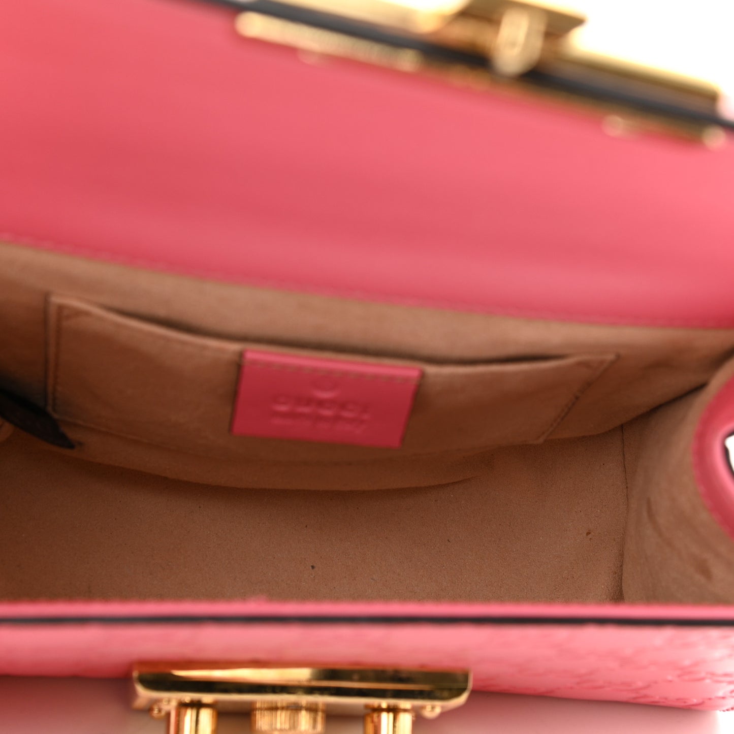 Guccissima Small Padlock Shoulder Bag Flush