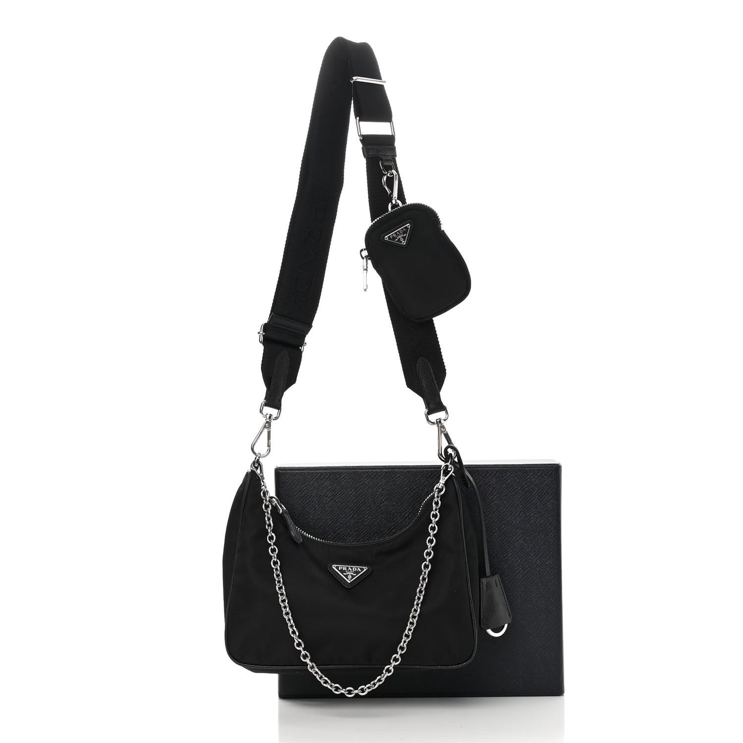 Nylon Re-Edition 2005 Shoulder Bag Black