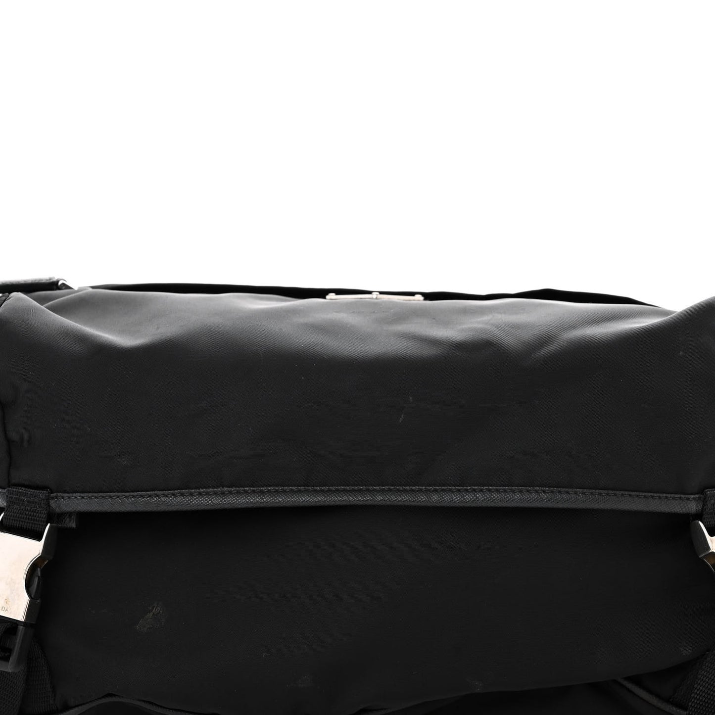 Re-Nylon Saffiano Sling Bag Black