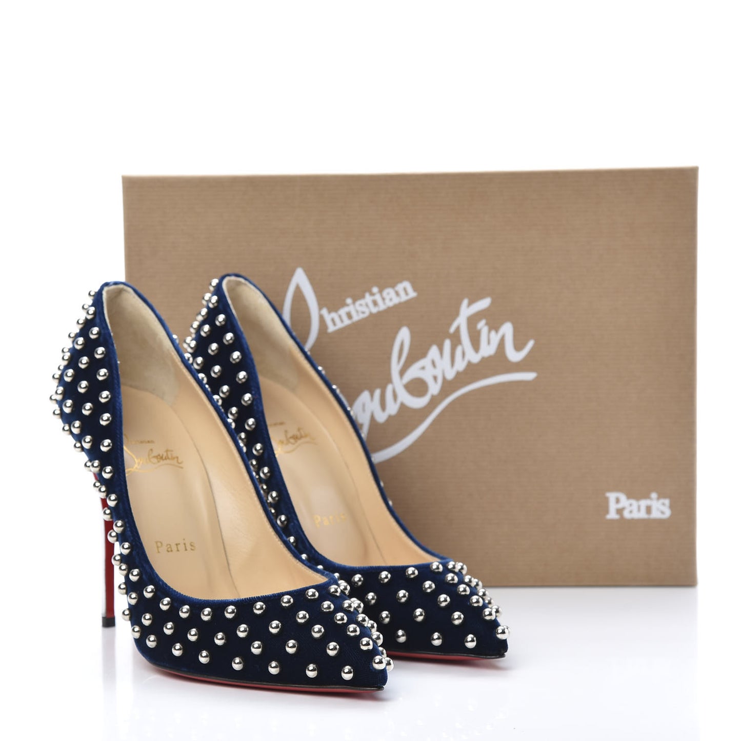 Velvet Specchio Billy Spikes Pumps 37 Silver Eclipse