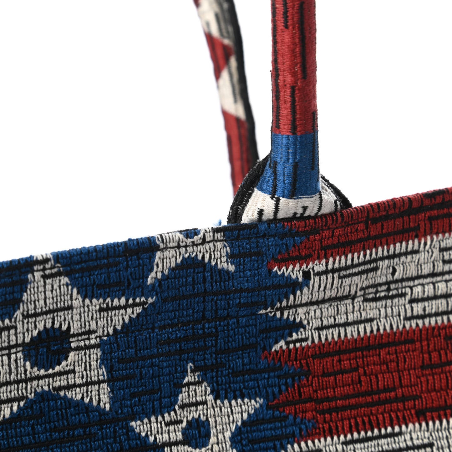 Canvas Embroidered Exclusive US Book Tote Multicolor