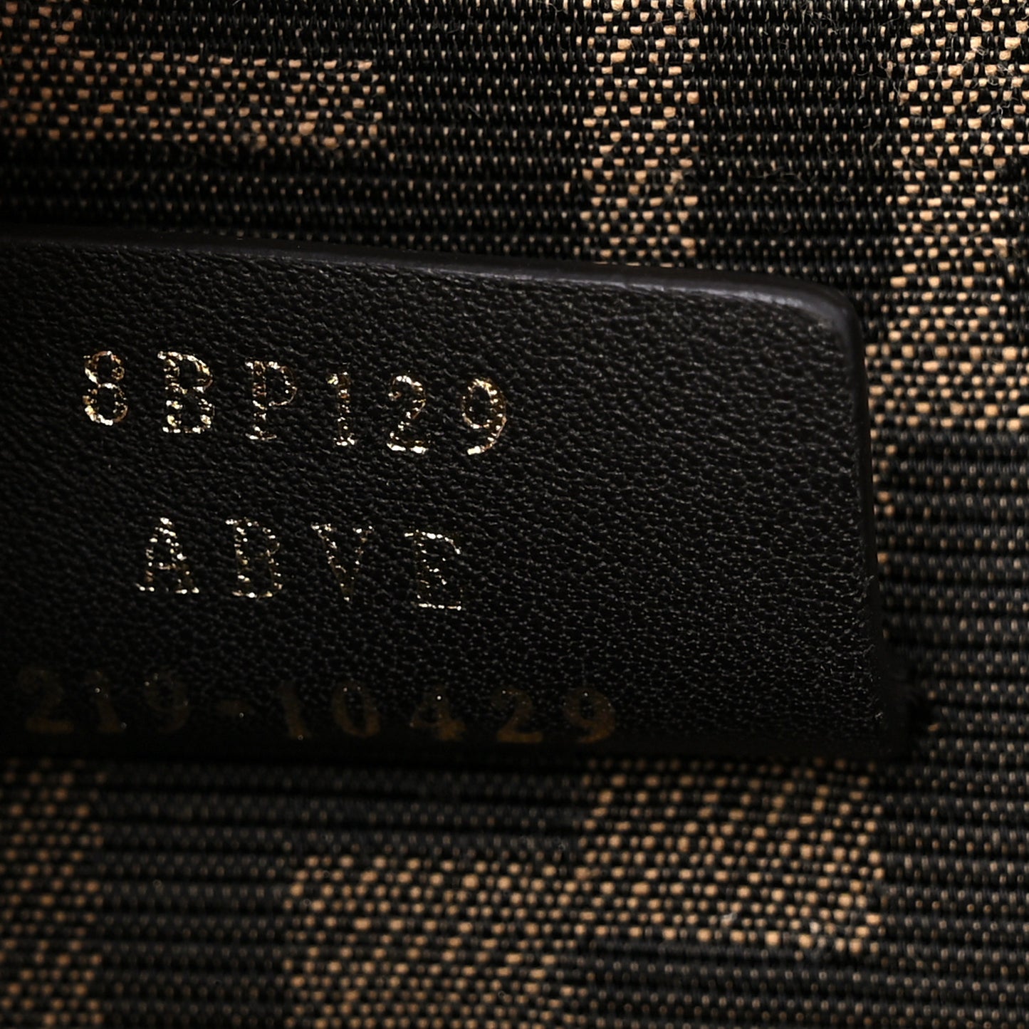 Shiny Nappa Small Fendi First Sand