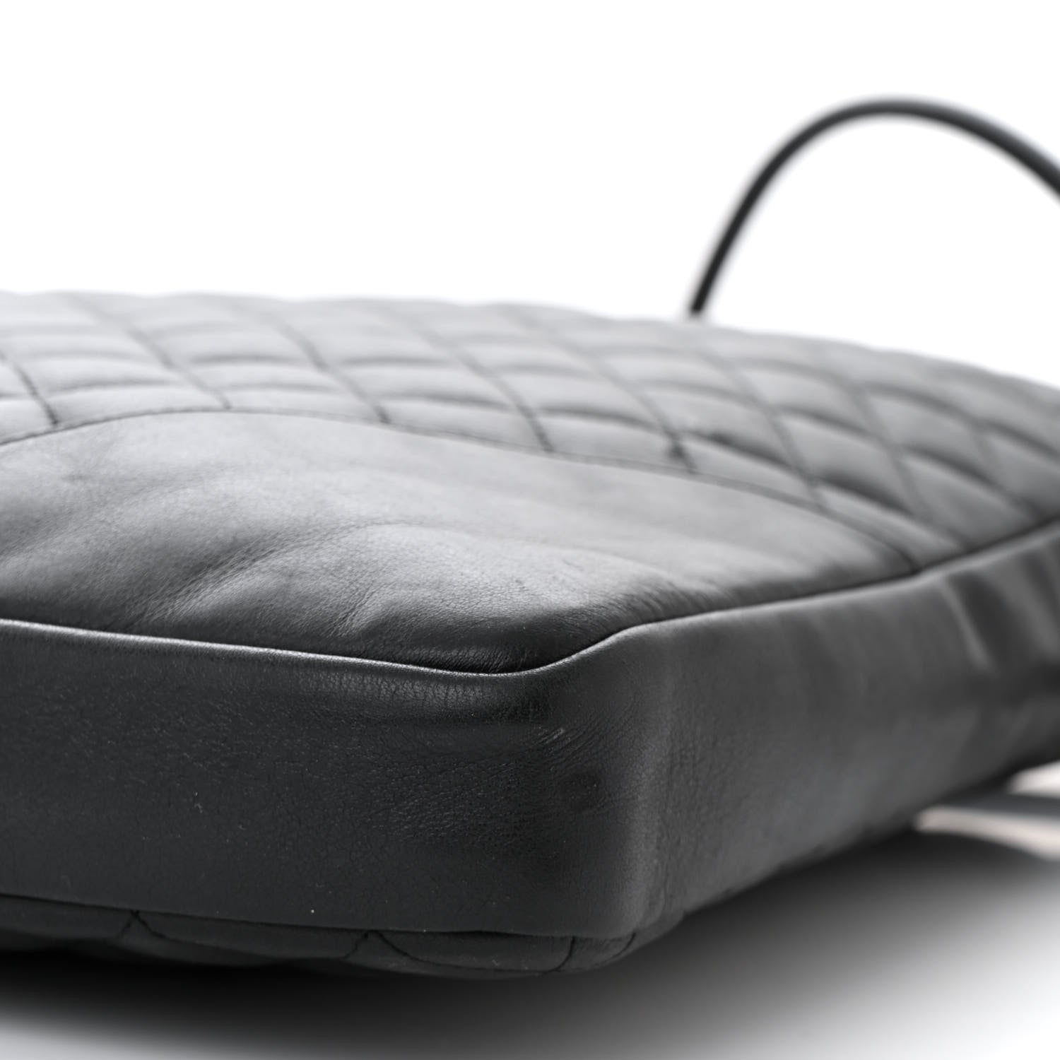 Chanel Calfskin Quilted Large Cambon Messenger Black 10 of 14