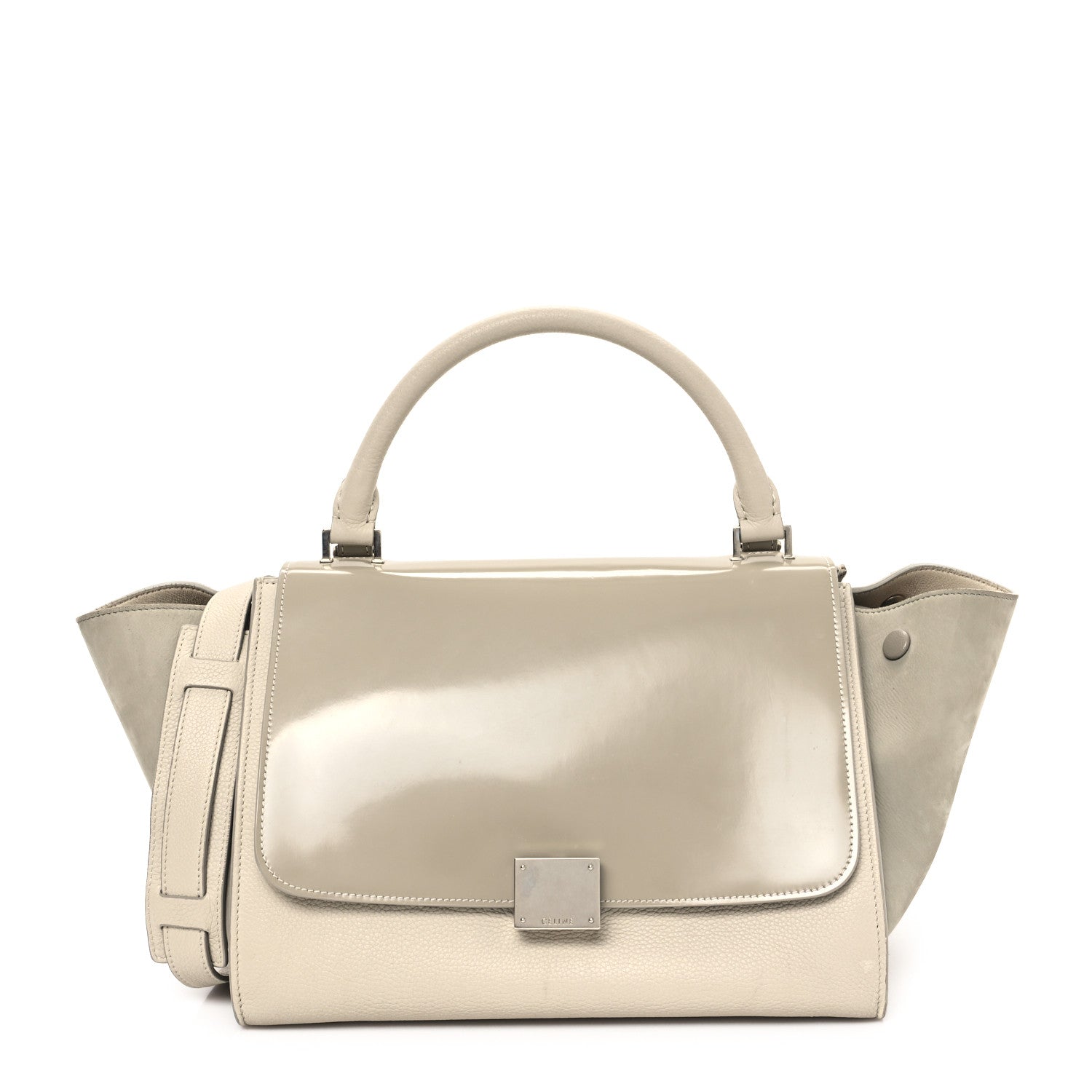 Celine Spazzolato Calfskin Nubuck Small Trapeze Quartz 1650442