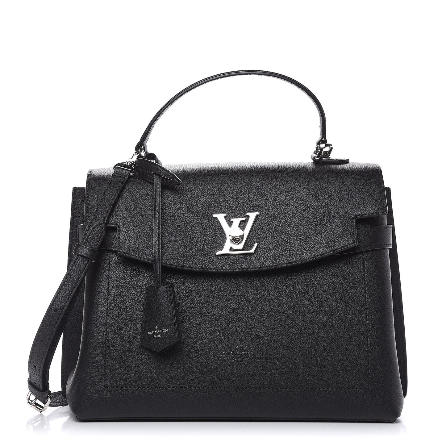 Soft Calfskin Lockme Ever Black