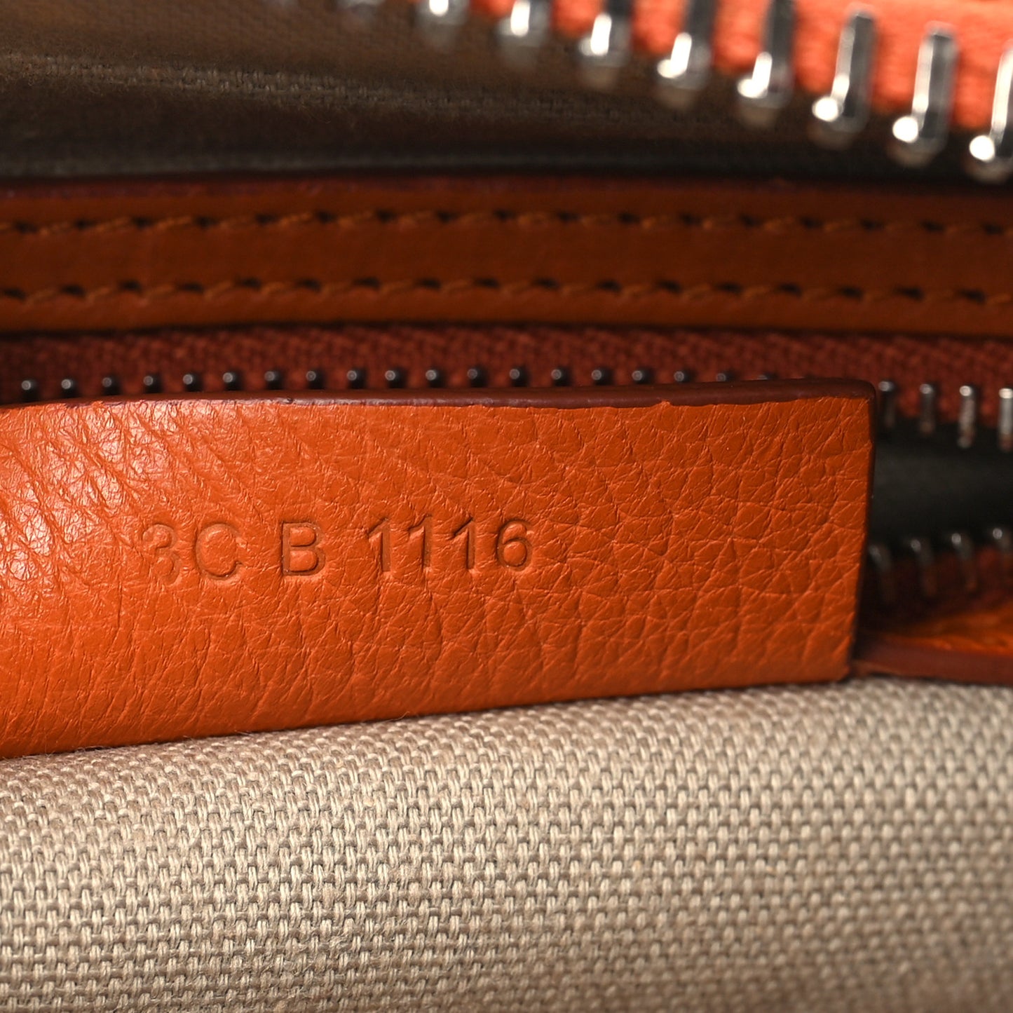 Sugar Goatskin Mini Antigona Rust