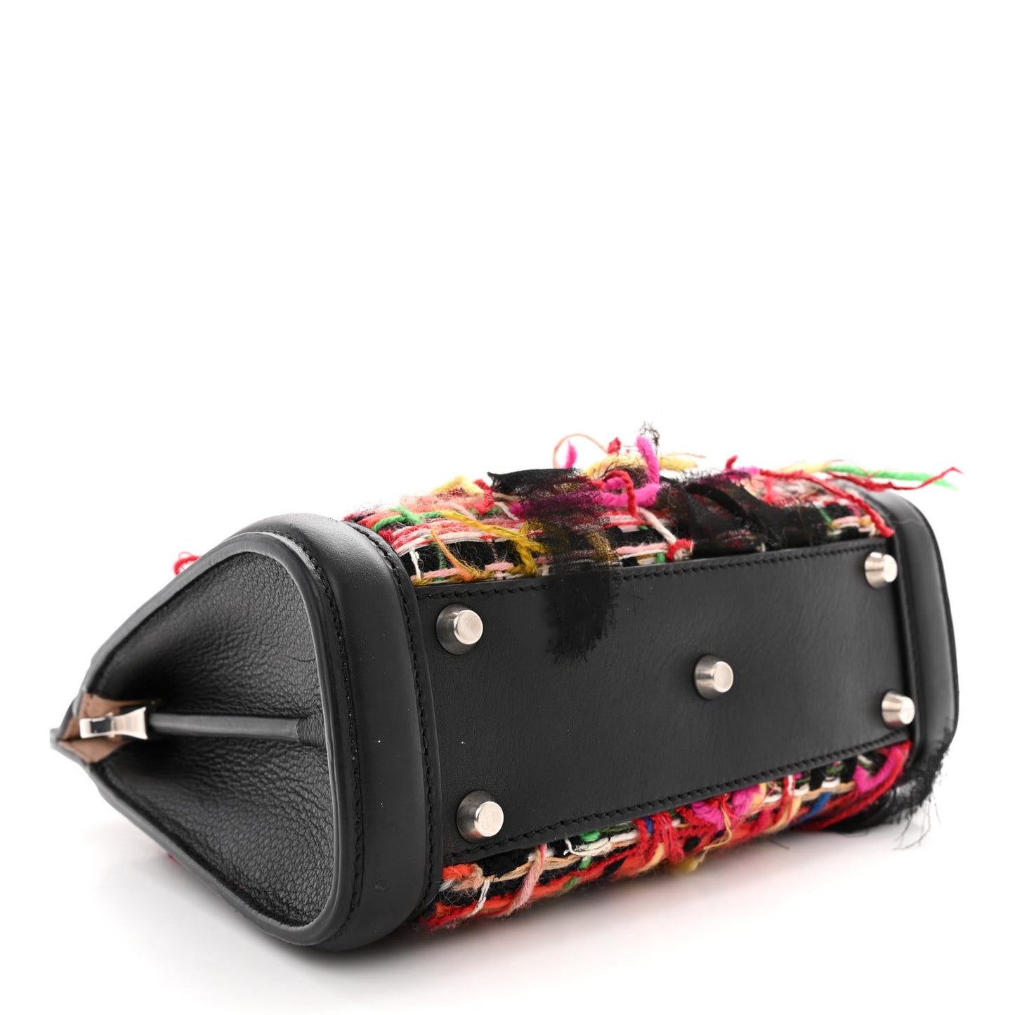 Tweed Sweet Calfskin Small Heroine 30 Multicolor Black