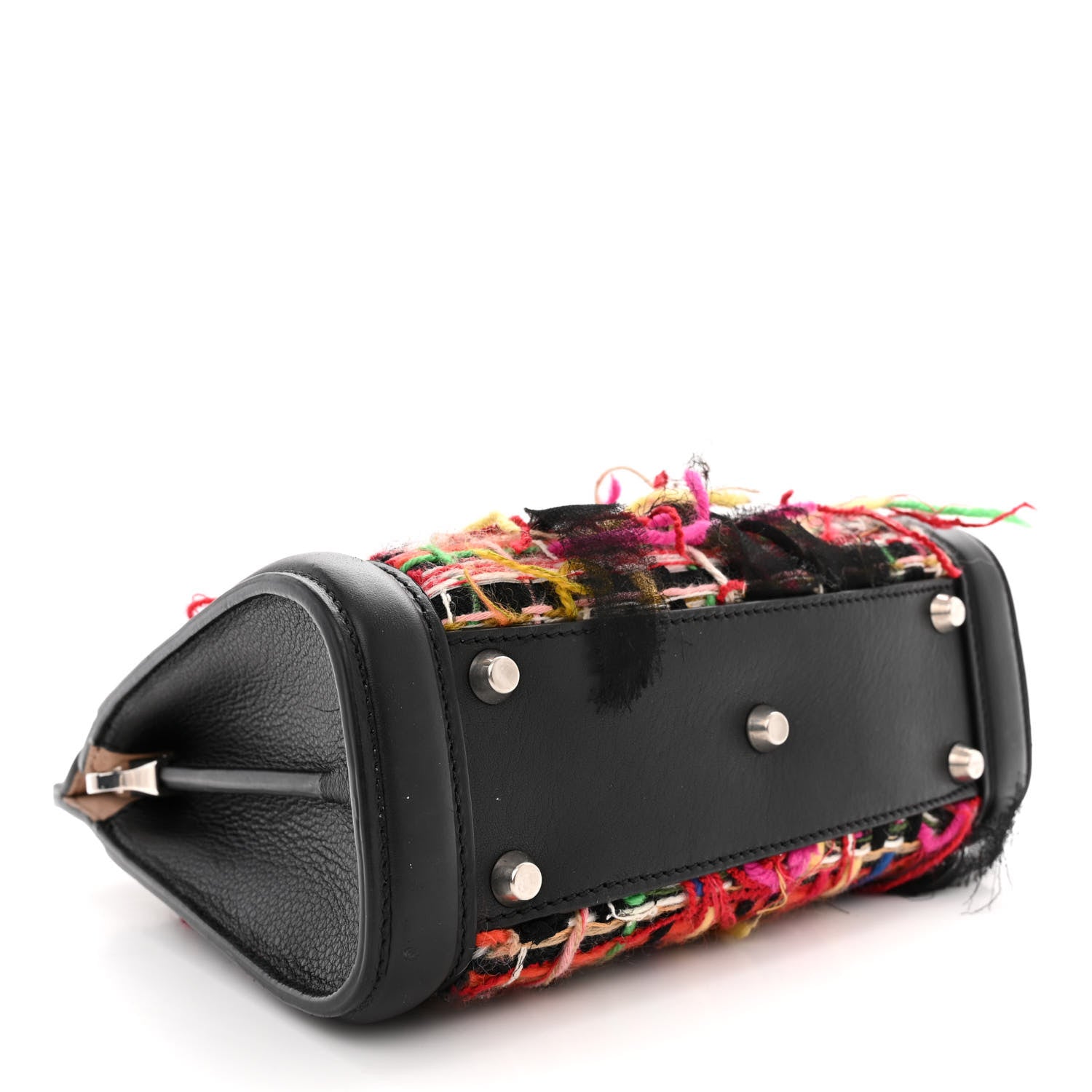 Alexander McQueen Tweed Sweet Calfskin Small Heroine 30 Multicolor Black 4 of 16
