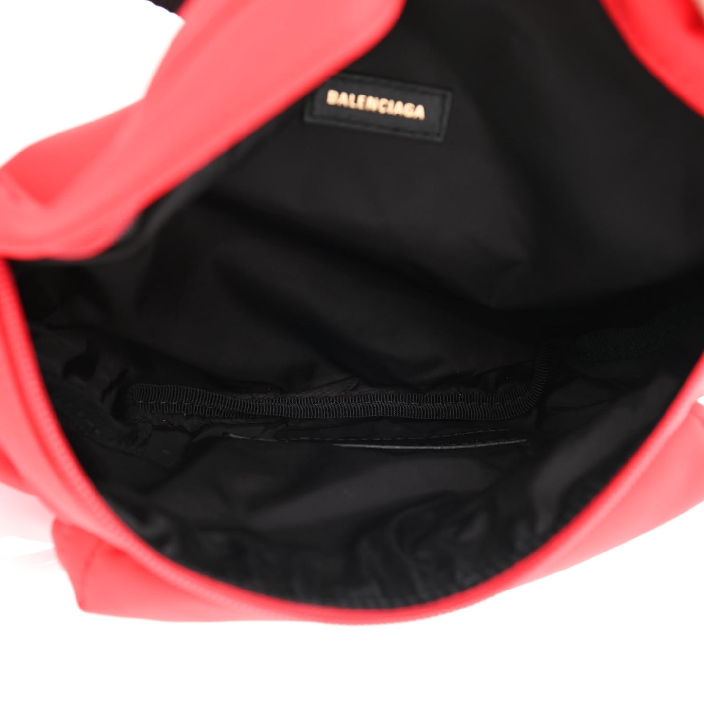 Sport Nylon Logo Embroidered Wheel Beltpack Bright Red White
