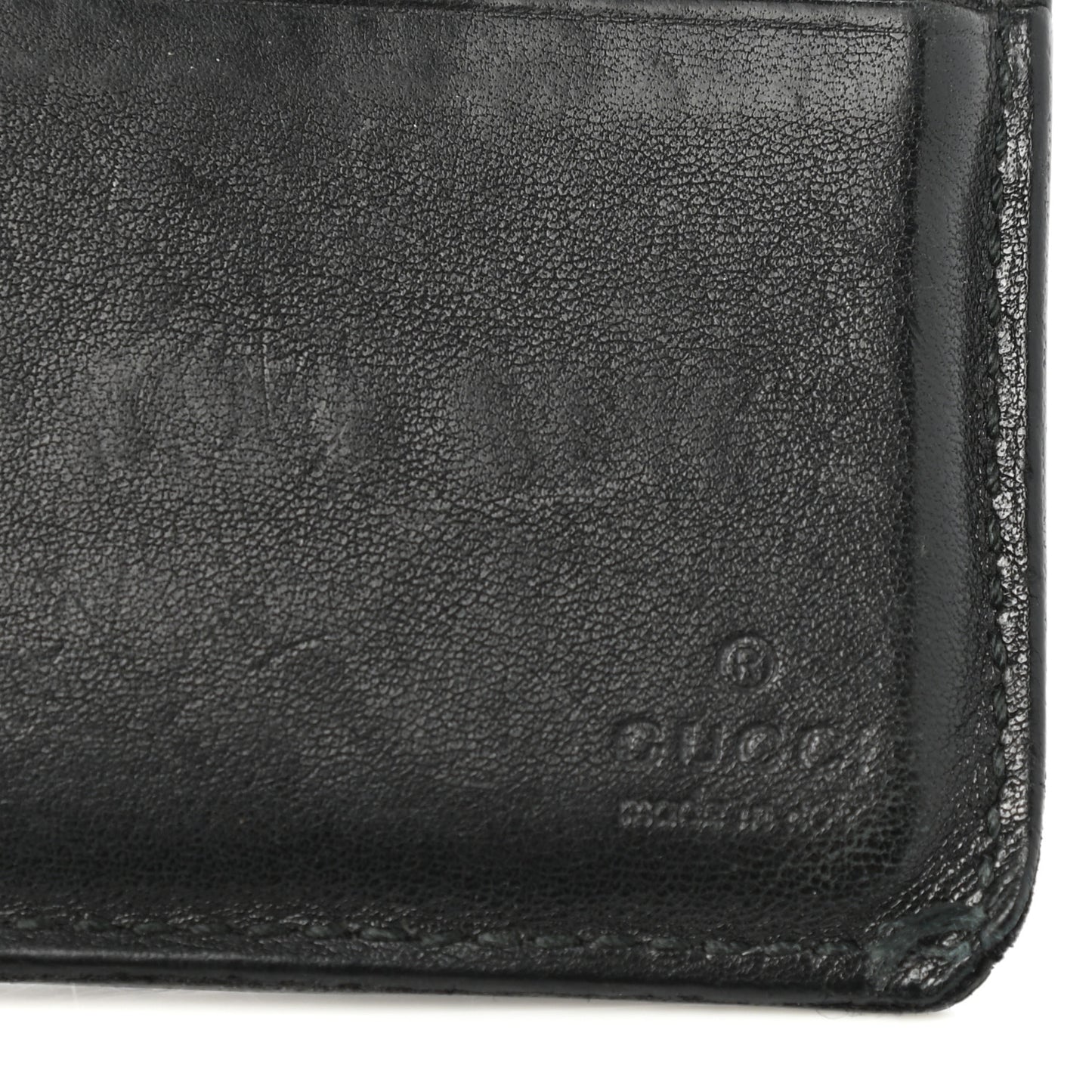 Guccissima Avel Bi-Fold Wallet Black