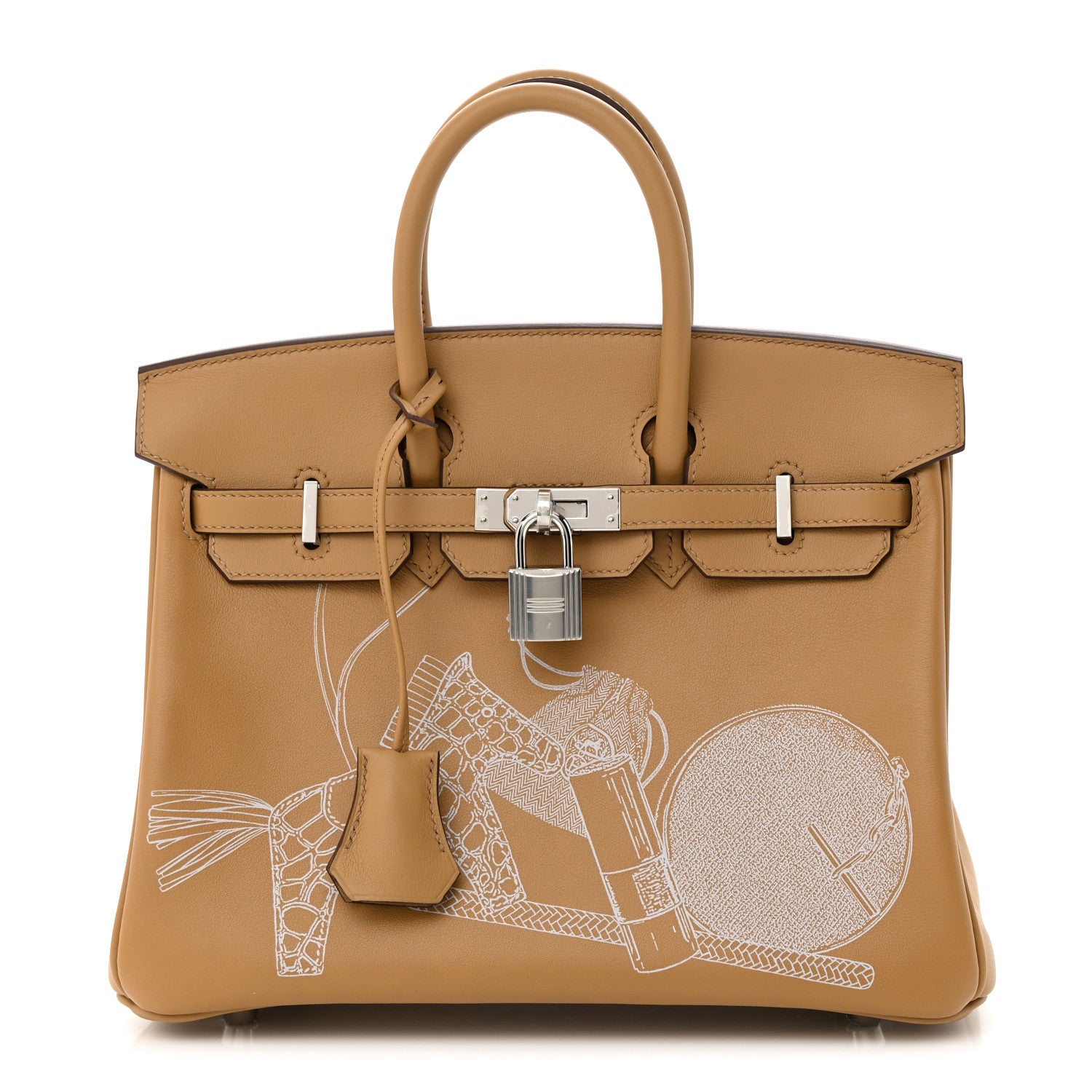 Hermes Swift In & Out Birkin 25 Biscuit 1 of 12