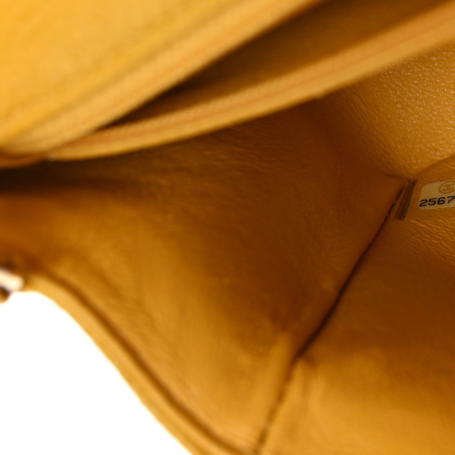 Chanel Caviar Quilted Mini Rectangular Flap Yellow 7 of 10