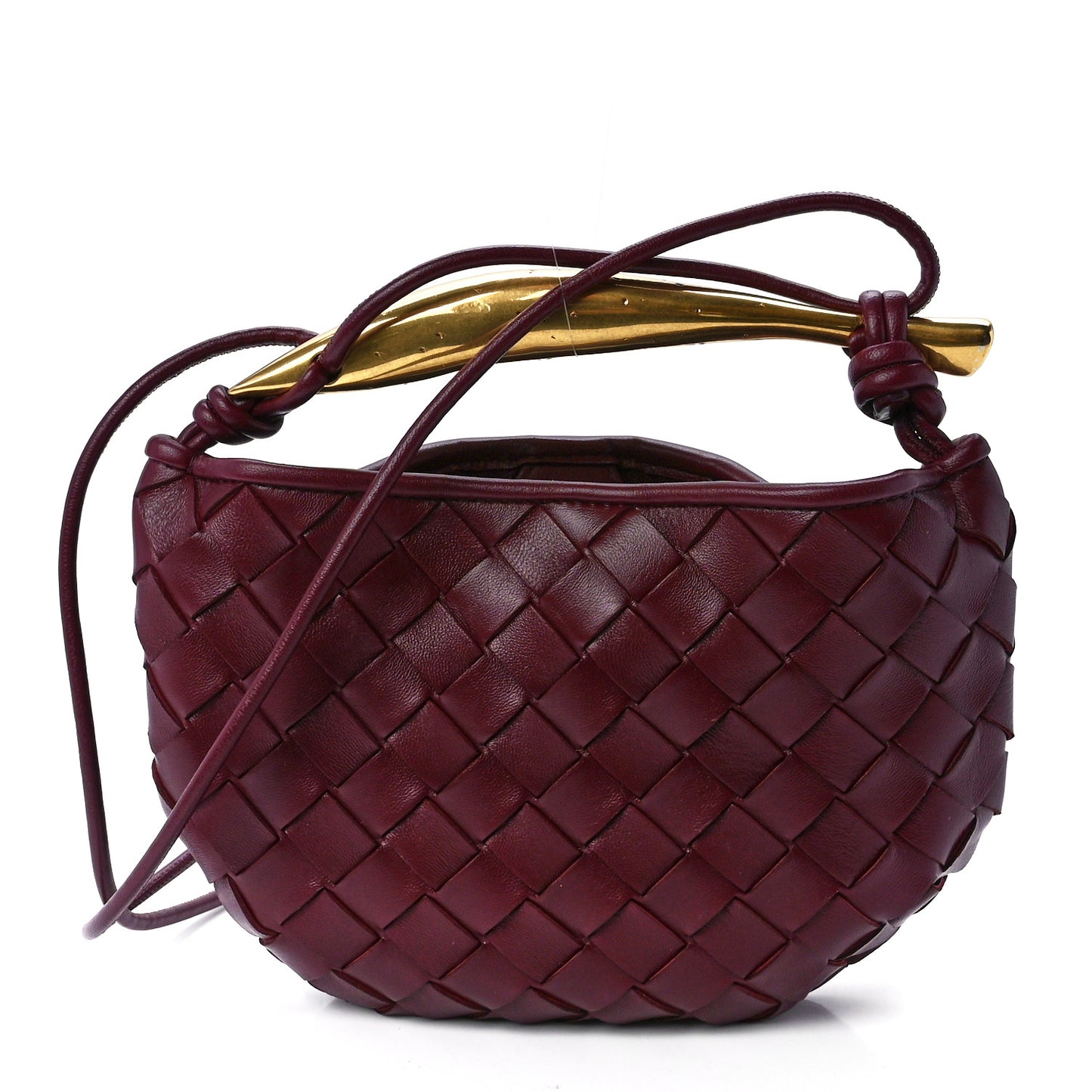 Nappa Intrecciato Mini Sardine Bag Barolo