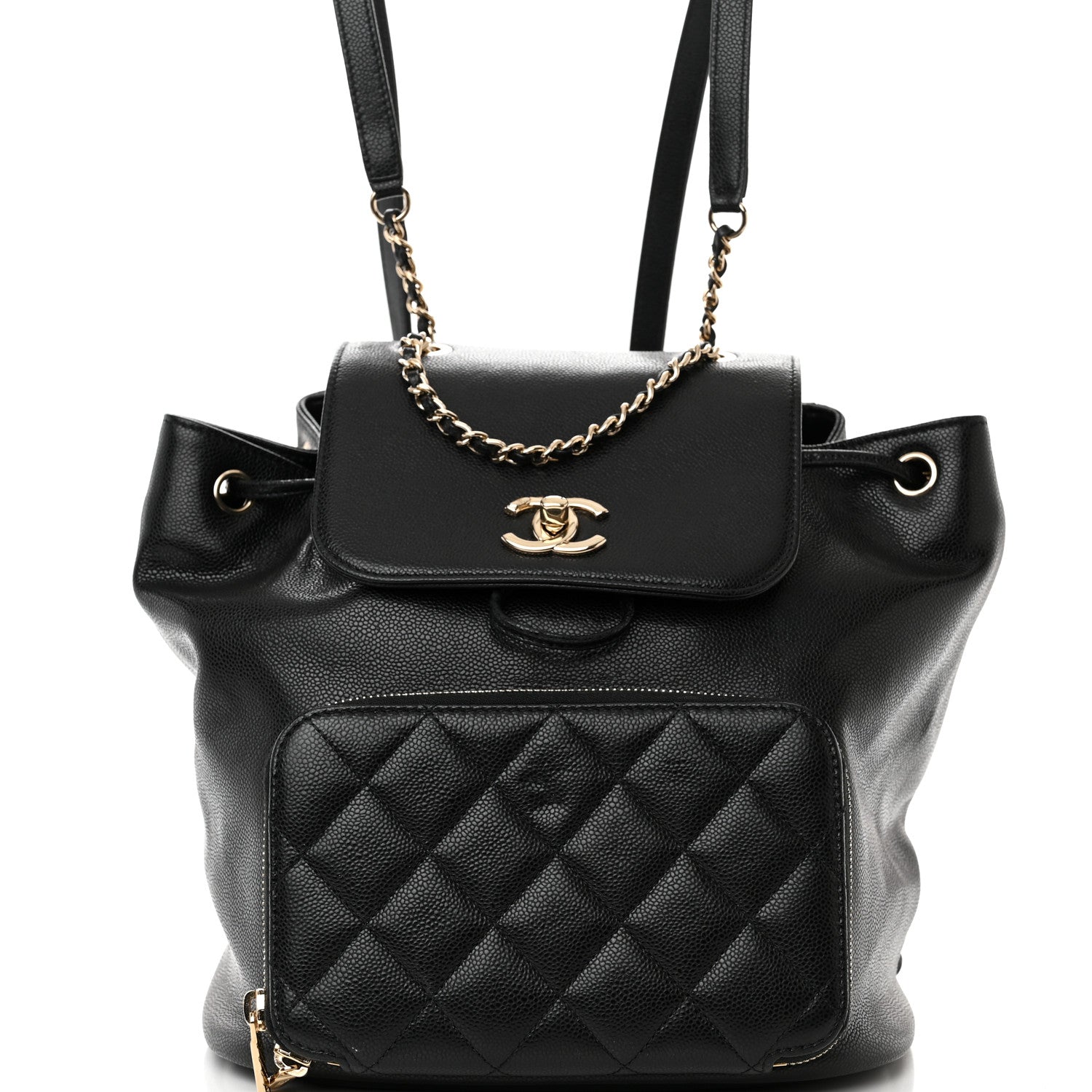 Chanel Caviar Quilted Business Affinity Backpack Black 8 of 11