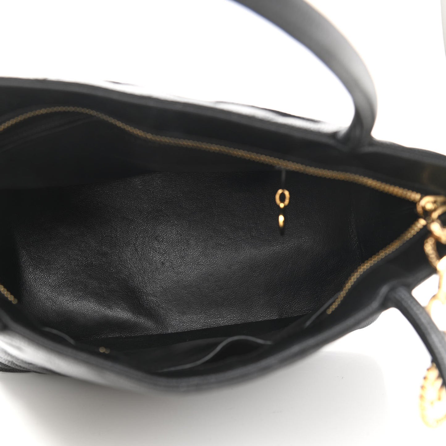 Caviar Quilted Medallion Tote Black