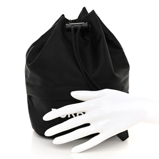 Econyl Phoebe Drawcord Pouch Black