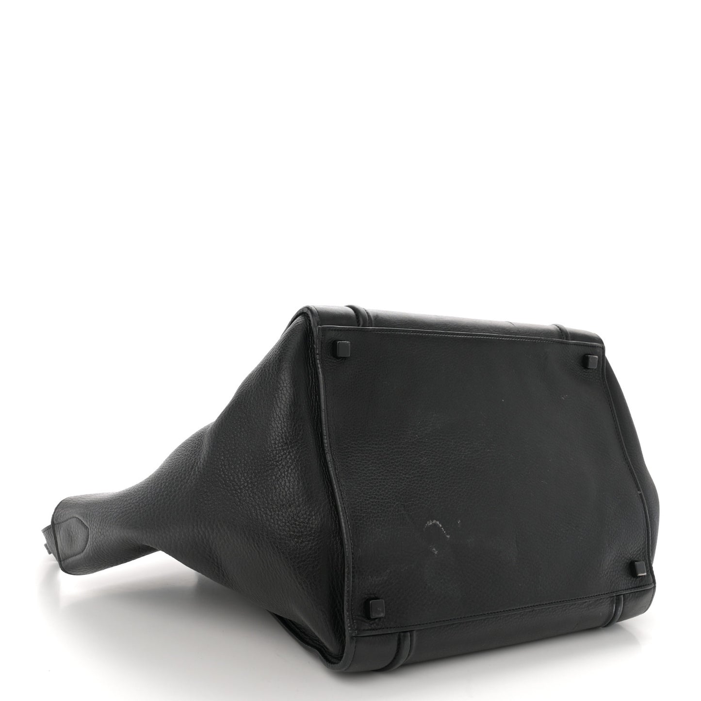 Supple Calfskin Medium Phantom Luggage Black