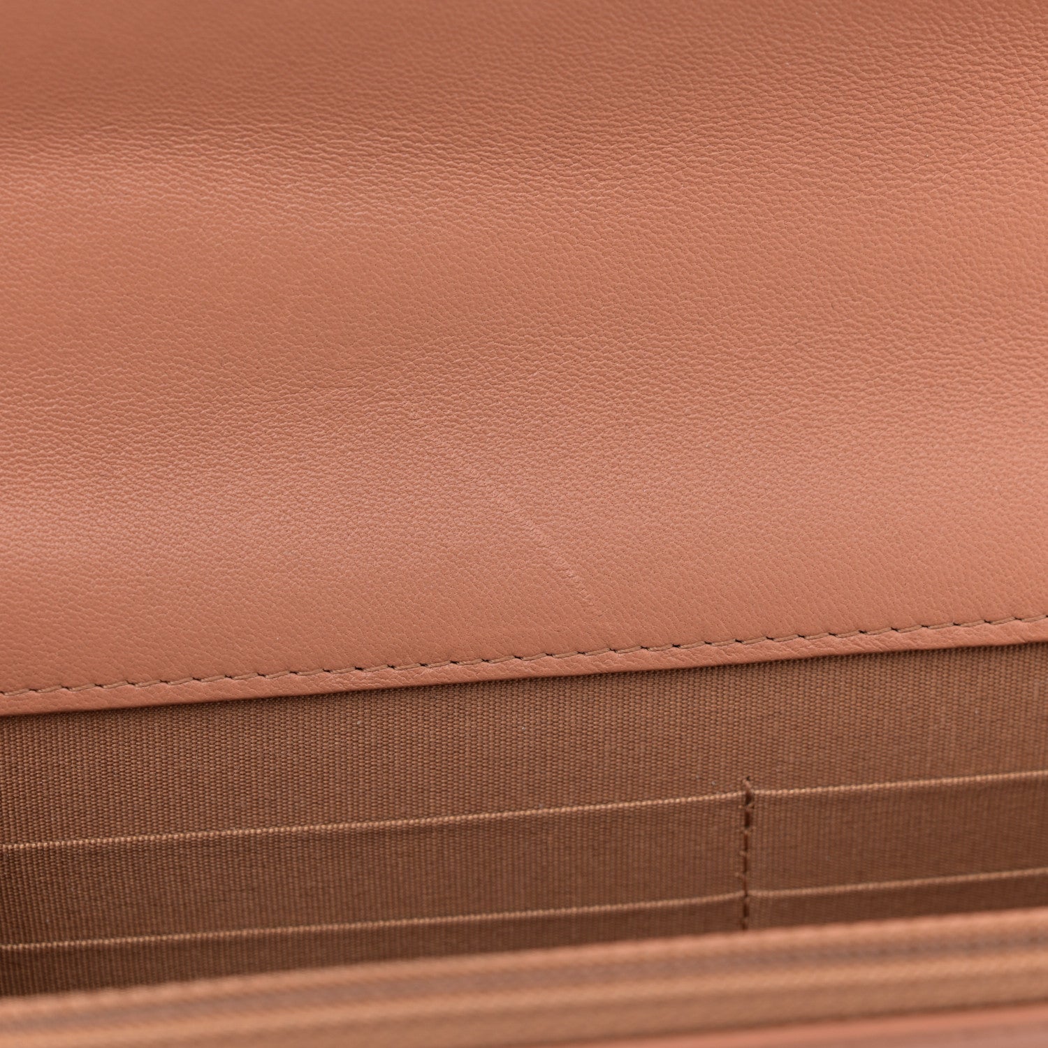 Chanel Lambskin Quilted Chanel 19 Wallet On Chain WOC Brown 12 of 13