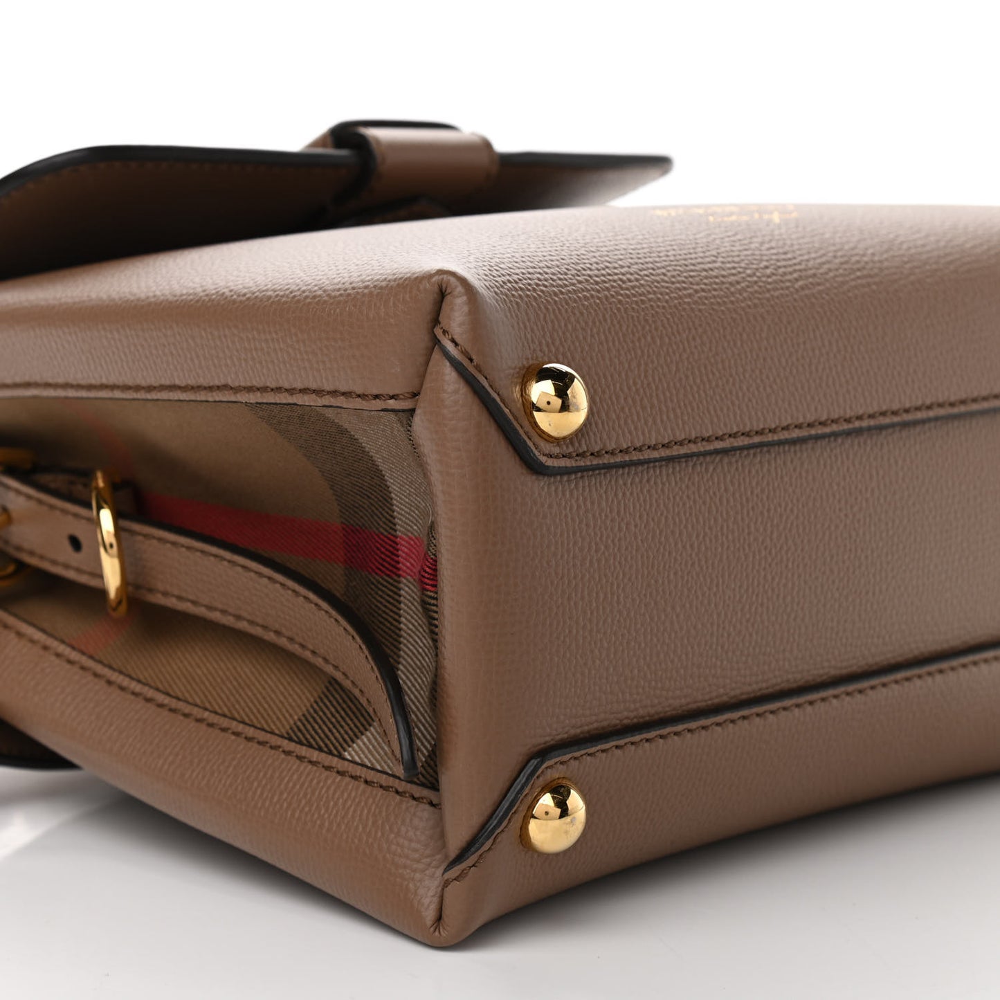 Derby Calfskin House Check Small Camberley Dark Sand