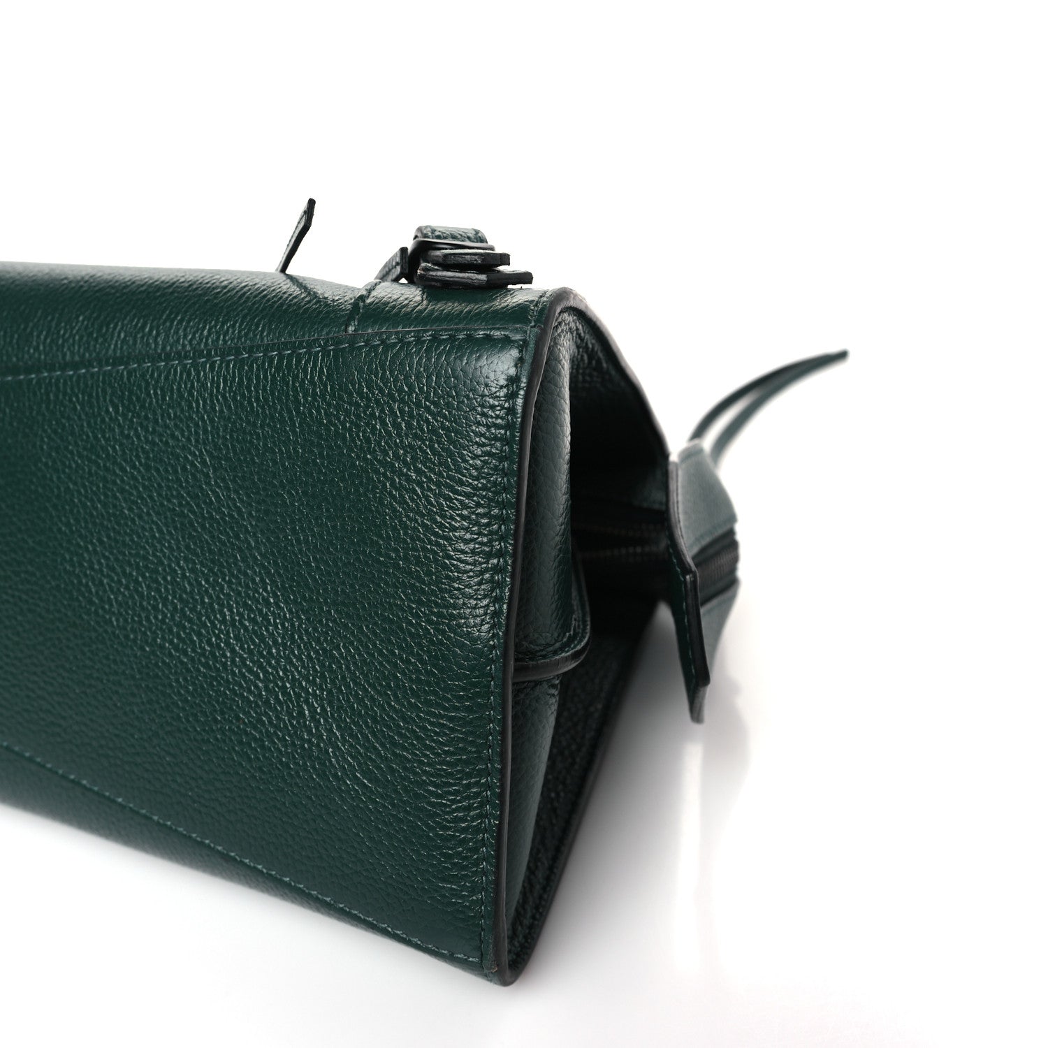 Balenciaga Grained Calfskin Neo Classic Matte Black Hardware S City Forest Green 9 of 11