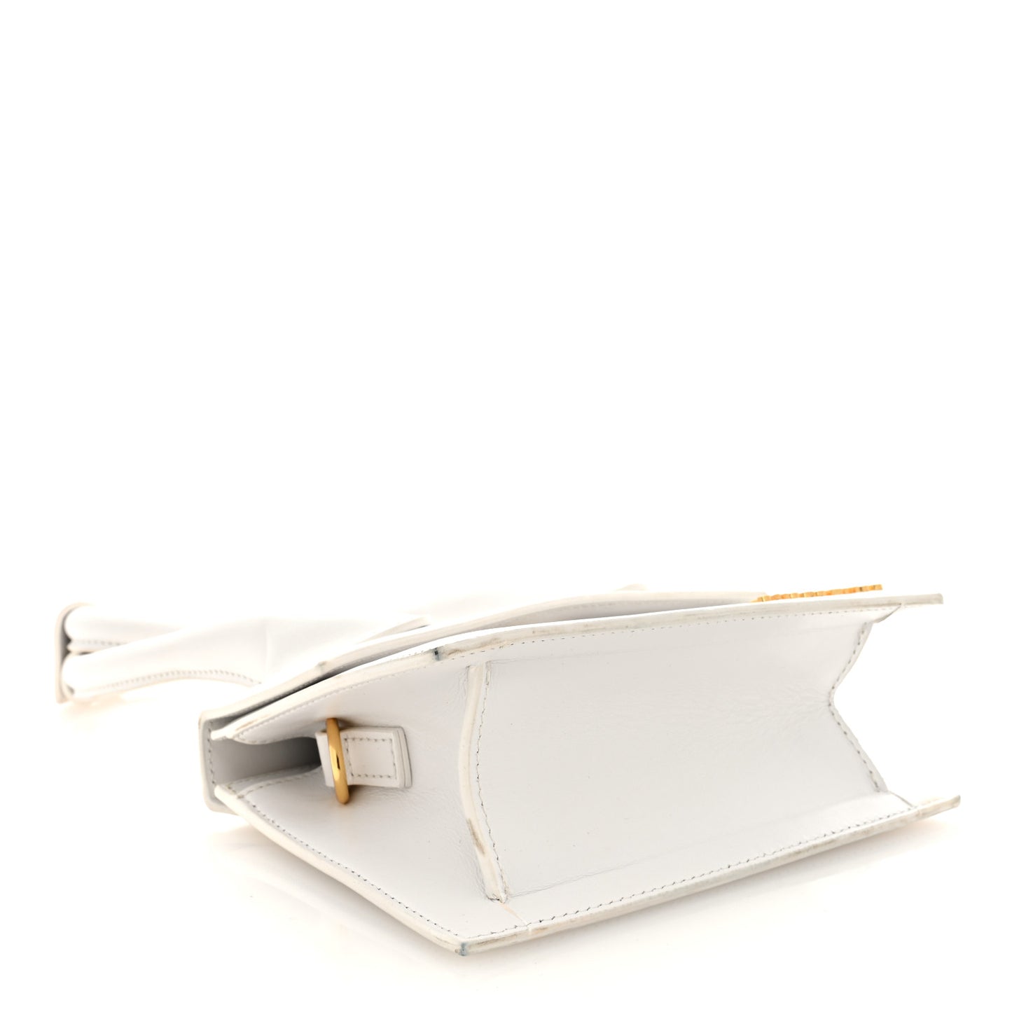 Smooth Calfskin Le Chiquito Noeud White