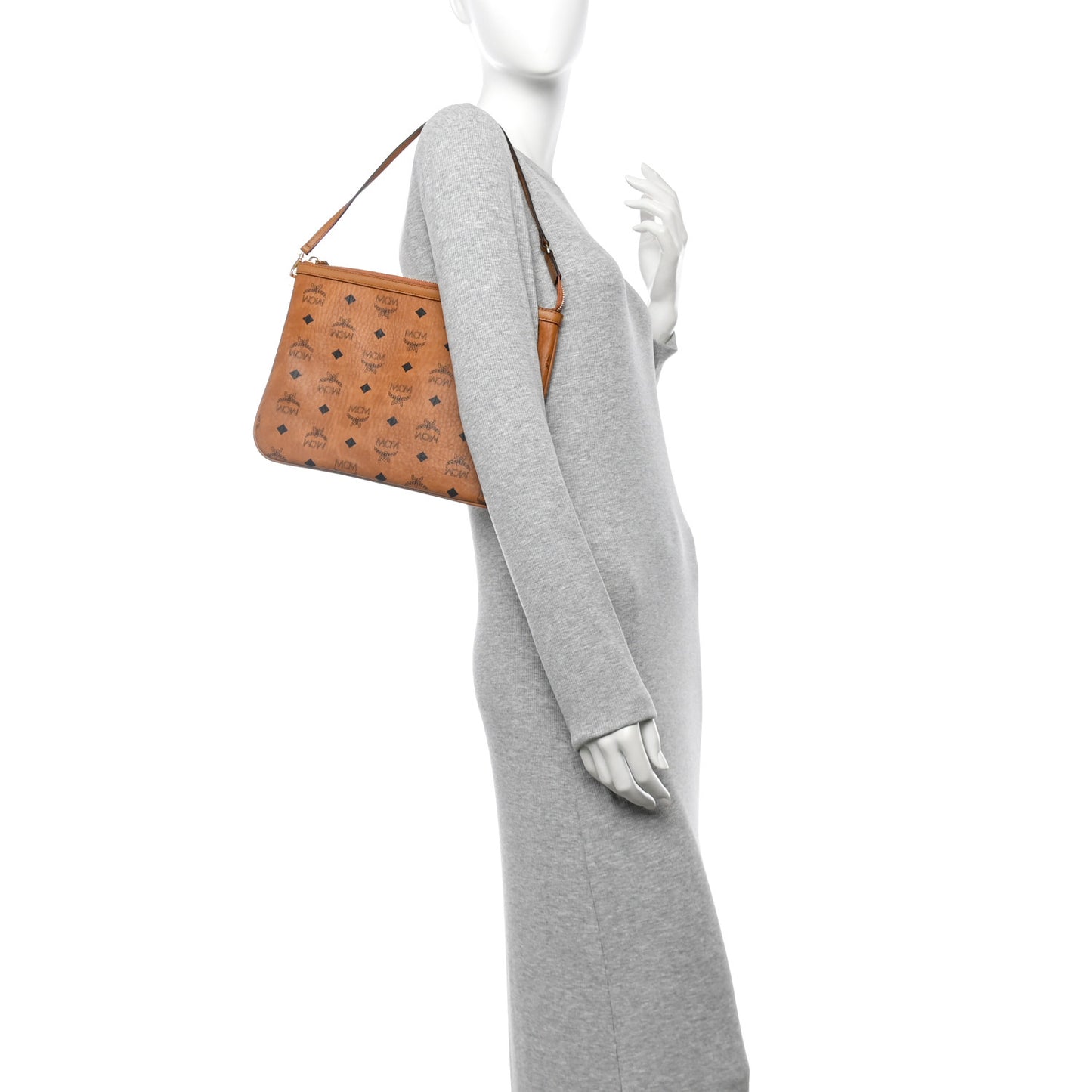 Visetos Liz Shopper Tote Pouch Cognac