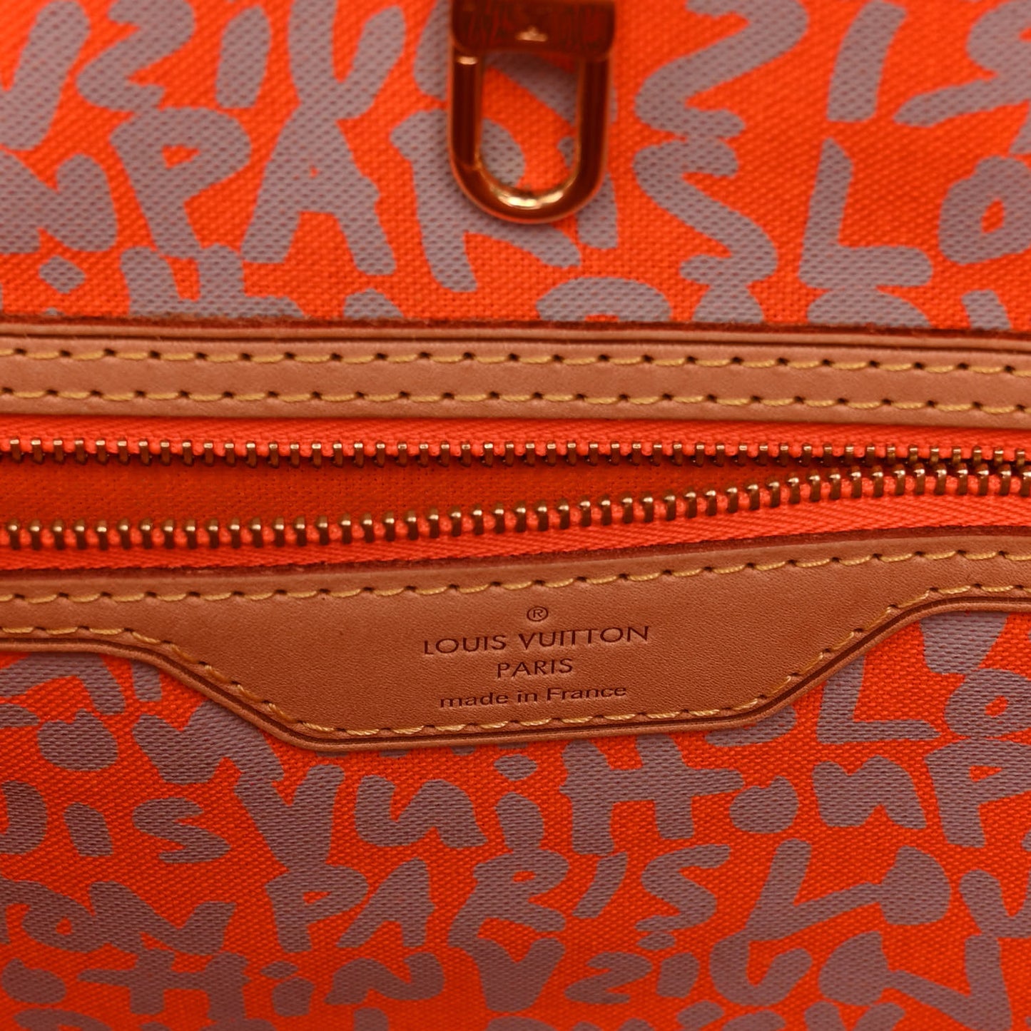 Monogram Graffiti Neverfull GM Orange