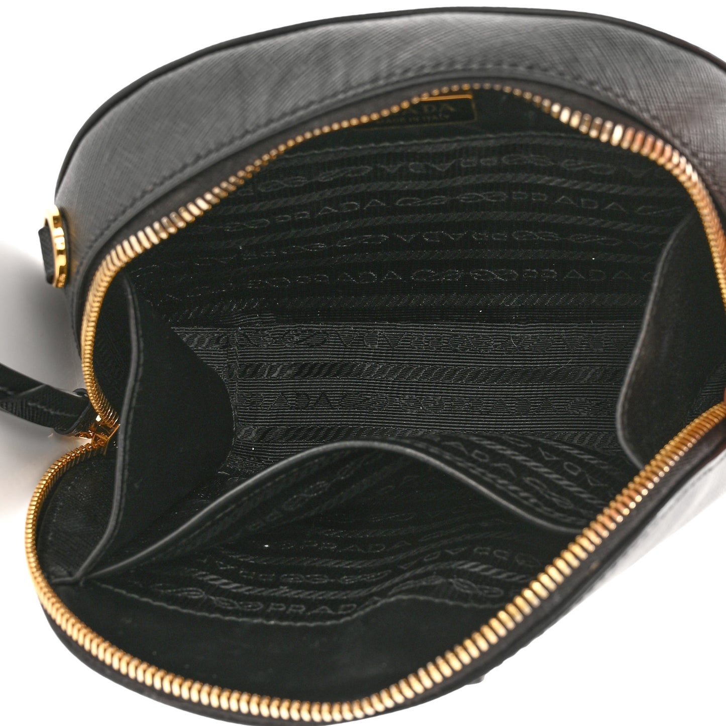 Saffiano Lux Odette Belt Bag Black