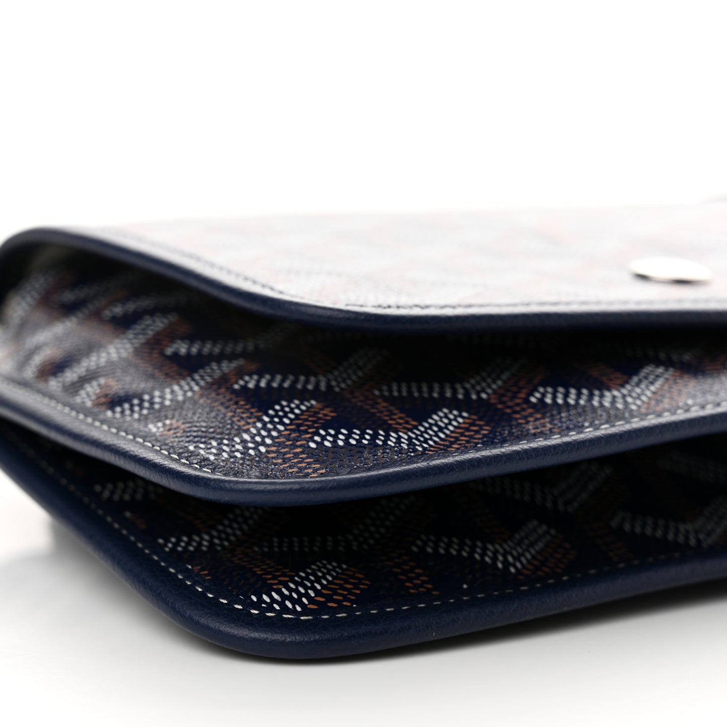 Goyardine Plumet Wallet Clutch Navy