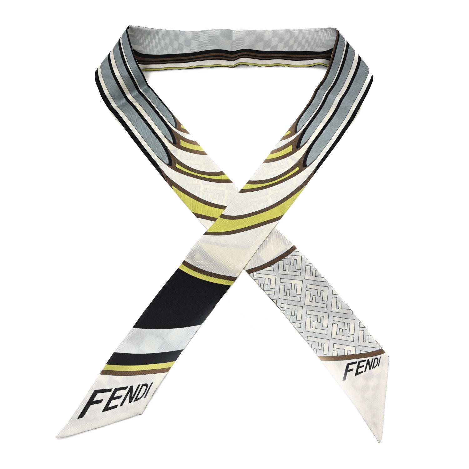Fendi Silk Print Wrappy Scarf Multicolor 1834052 – FASHIONPHILE
