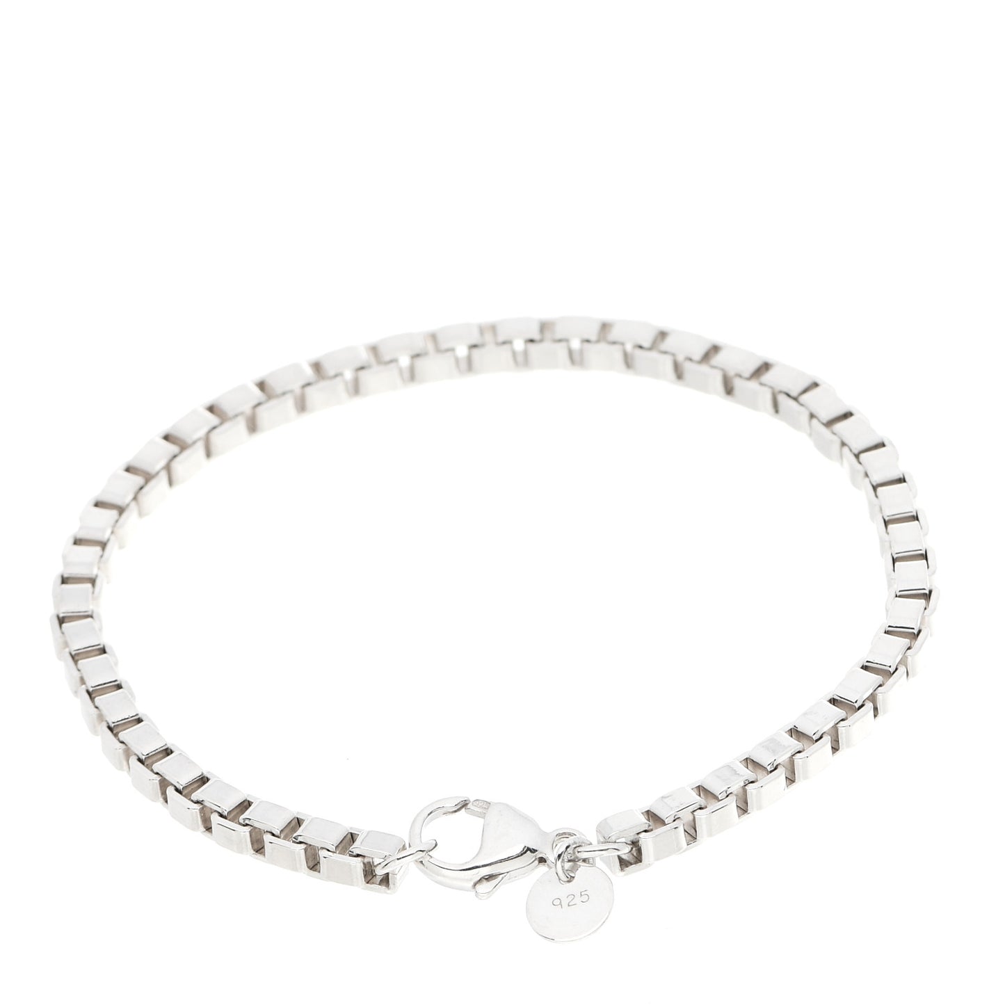 Sterling Silver 4mm Venetian Link Bracelet