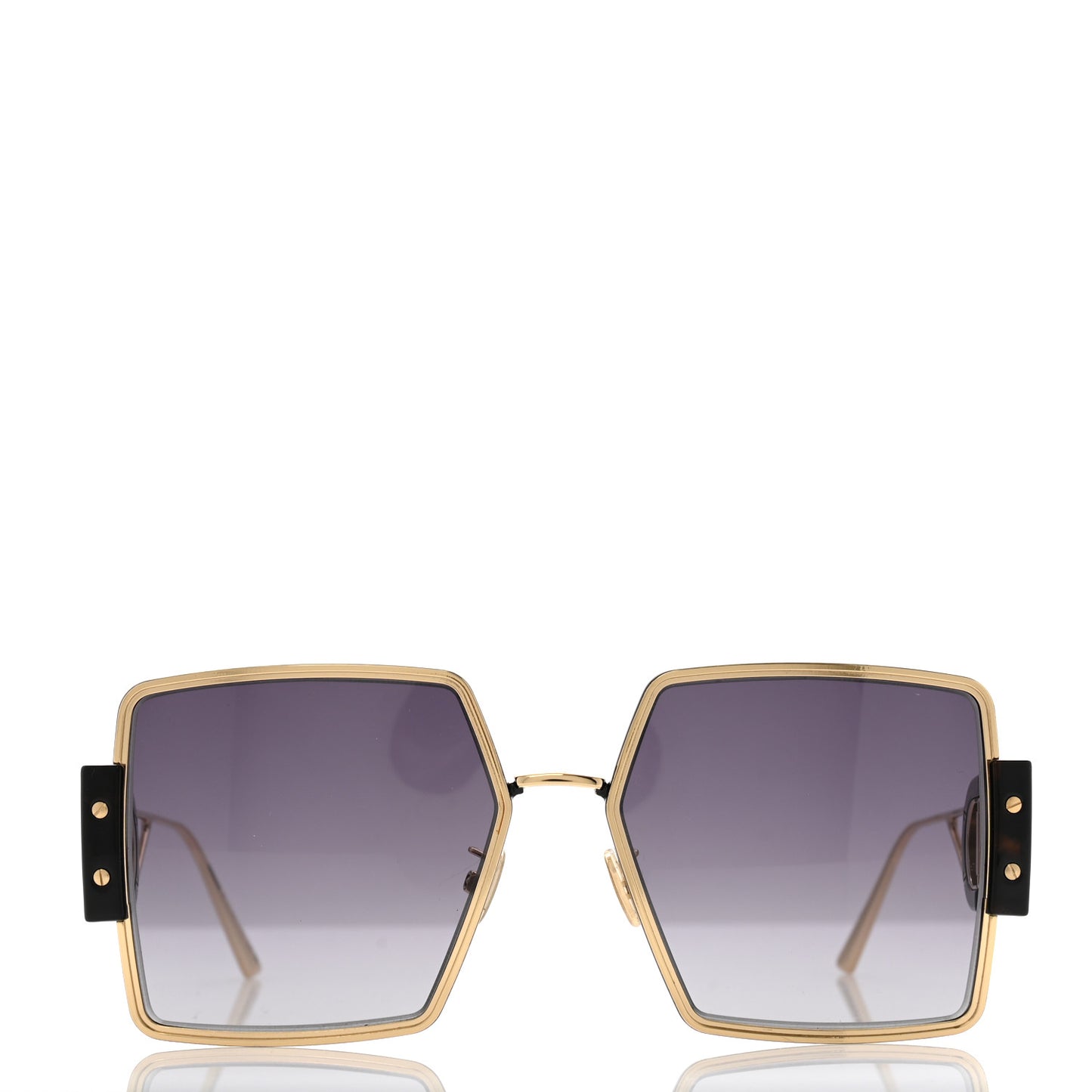 Acetate Square 30 Montaigne Sunglasses Tortoise