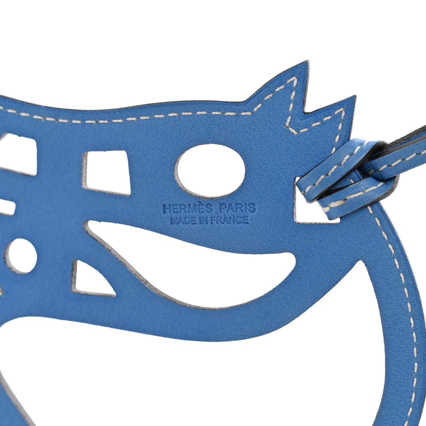 Swift Paddock Cheval Horse Bag Charm Bleu Paradis