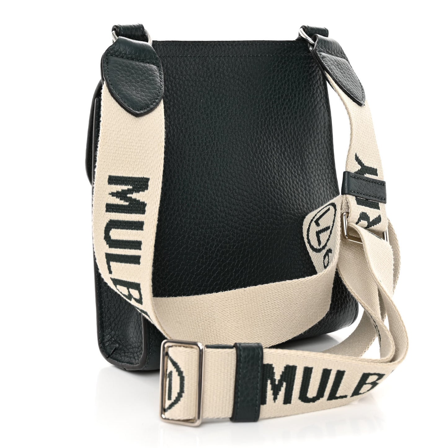 Natural Grain Calfskin Small Antony Messenger Crossbody Mulberry Green