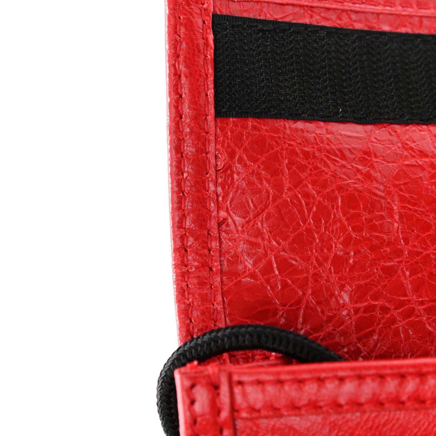 Agneau Arena Small Explorer Crossbody Pouch Red